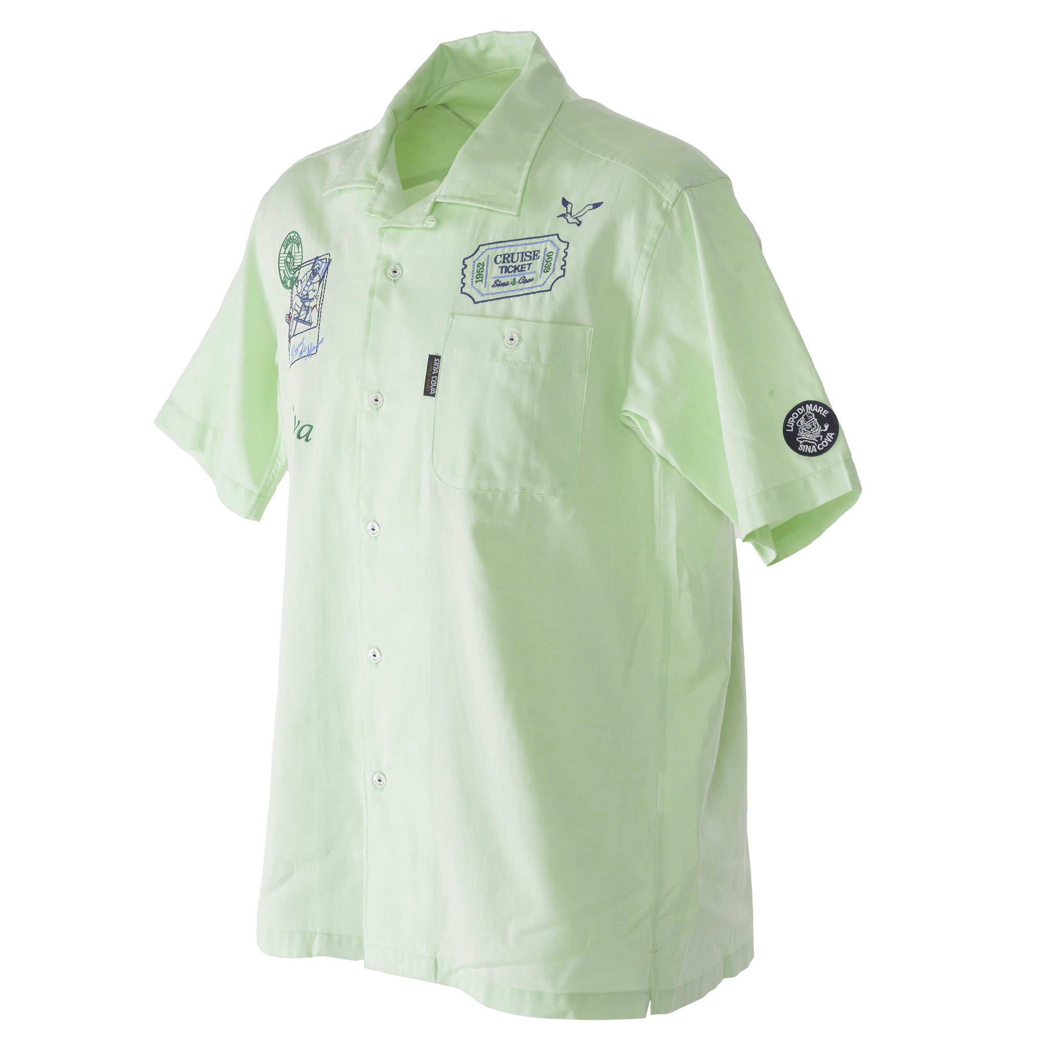 半袖オープンカラーシャツ 開襟シャツ 24124550