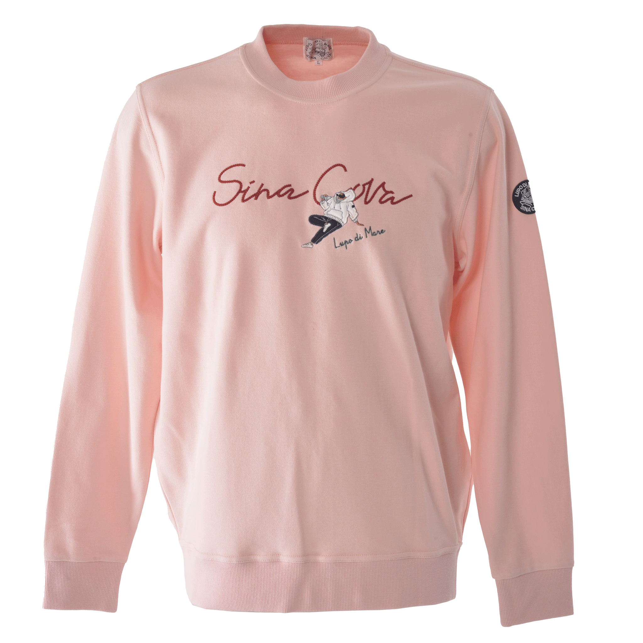 【公式】シナコバ (SINA COVA) クルーネックトレーナー 24120020 ピンクの正面