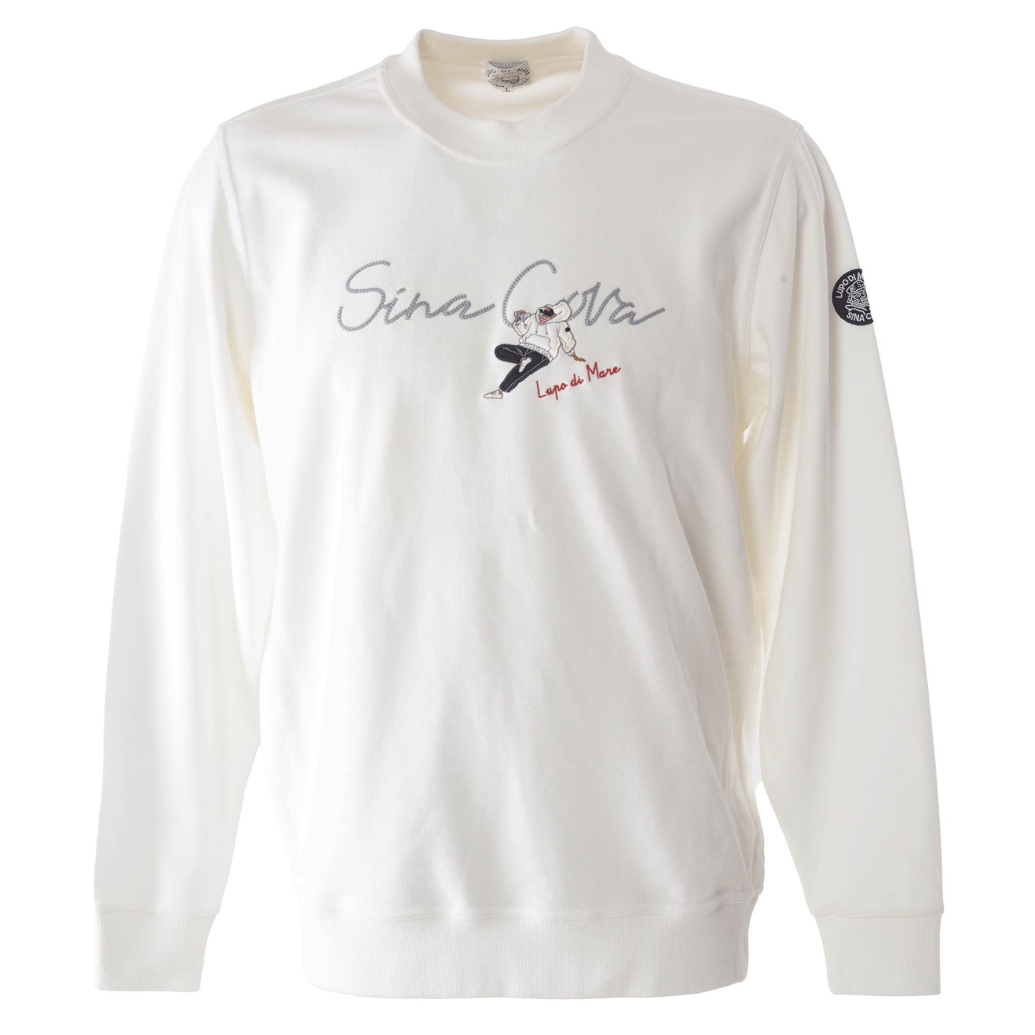 【公式】シナコバ (SINA COVA) クルーネックトレーナー 24120020 オフホワイトの正面