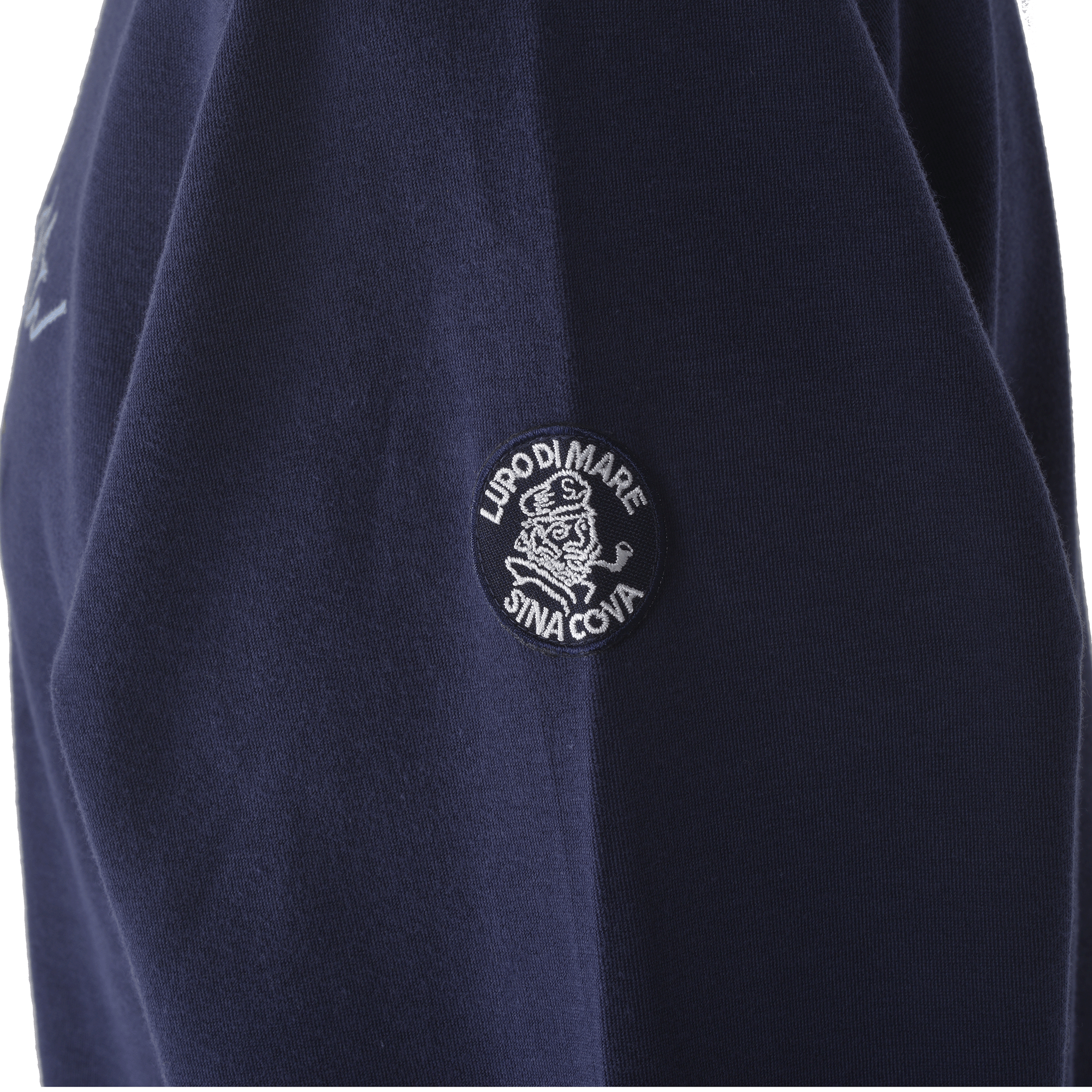 【公式】シナコバ (SINA COVA) クルーネックトレーナー 24120020 ネイビーの肩部分