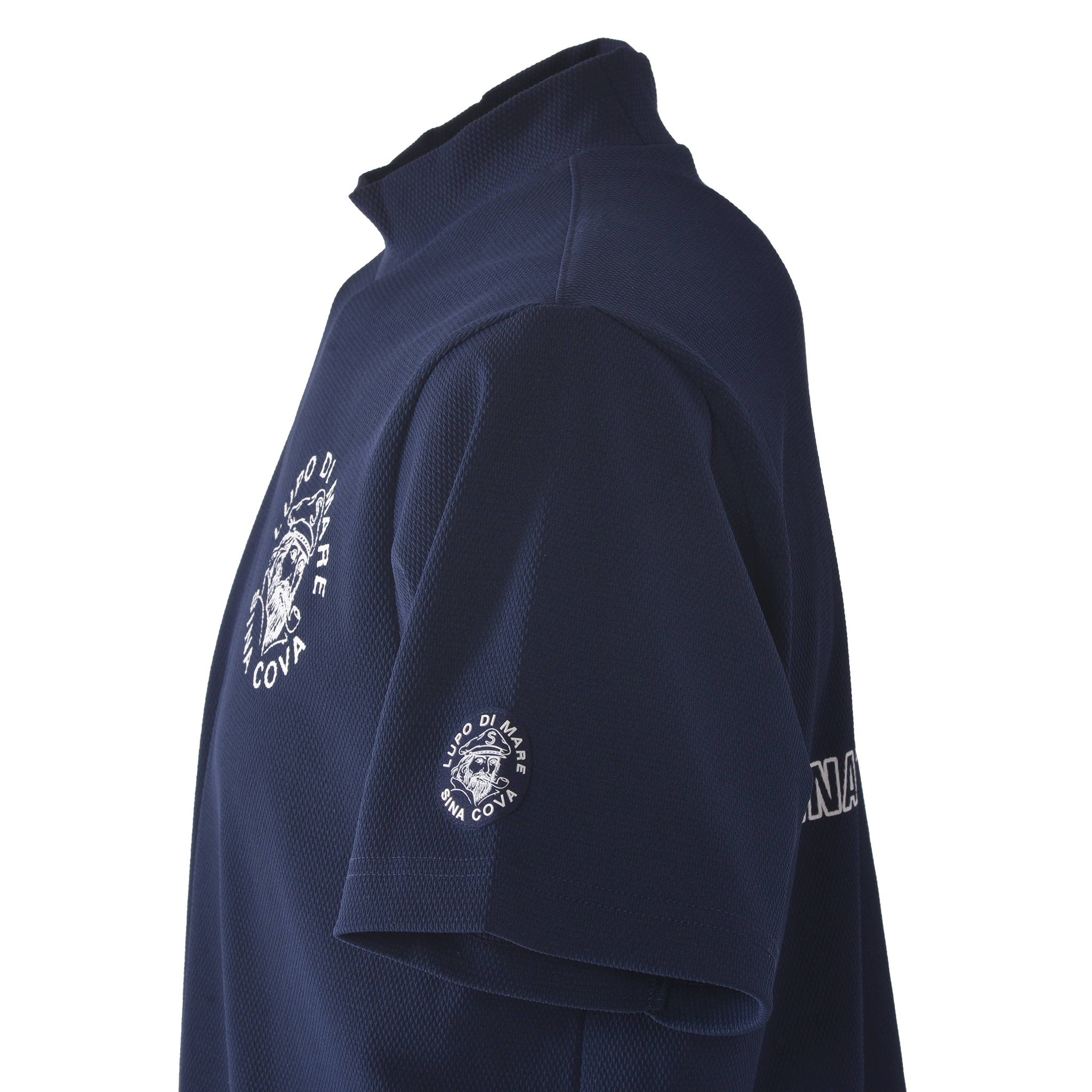 ハイネックTシャツ (バックプリント) 25150520