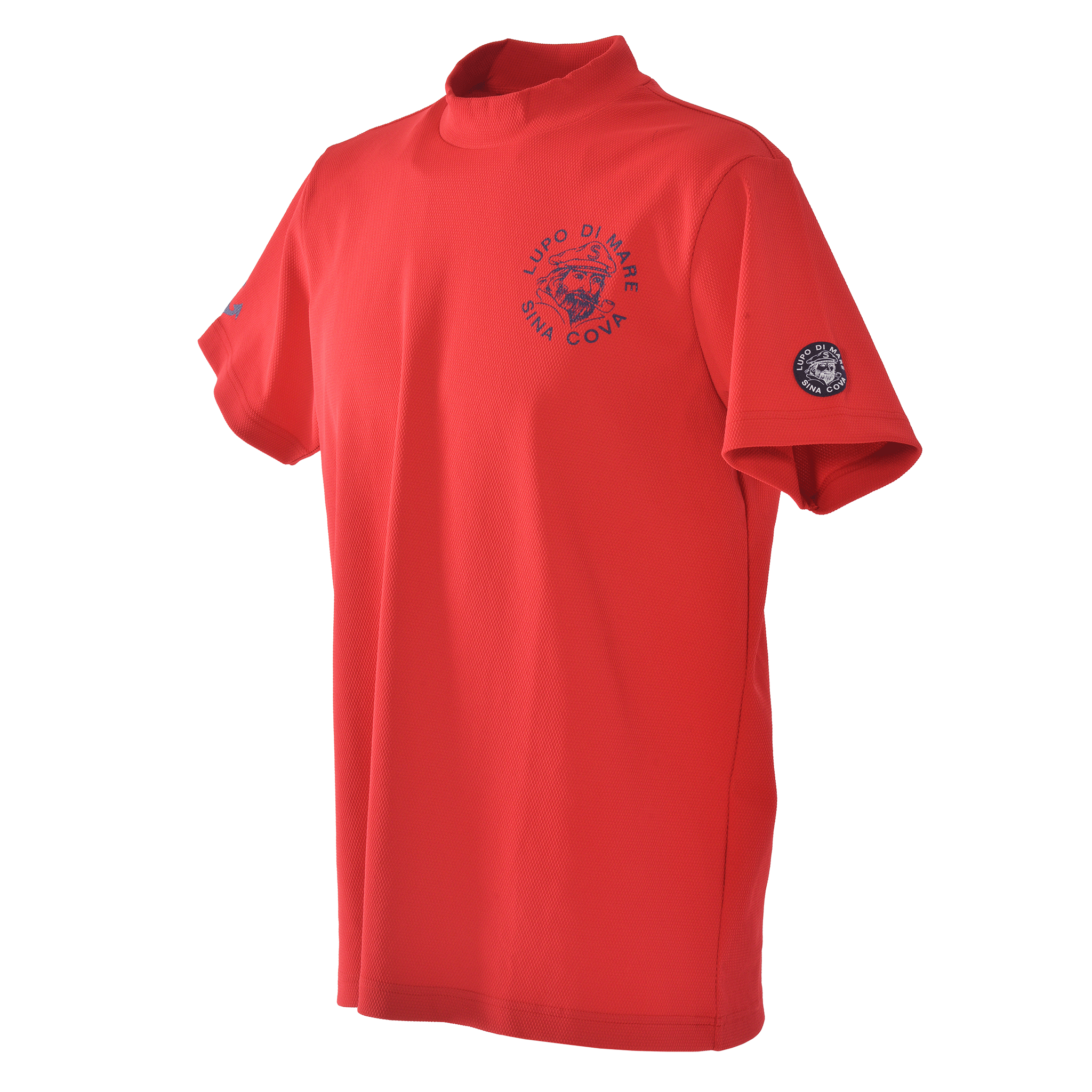 ハイネックTシャツ (バックプリント) 25150520