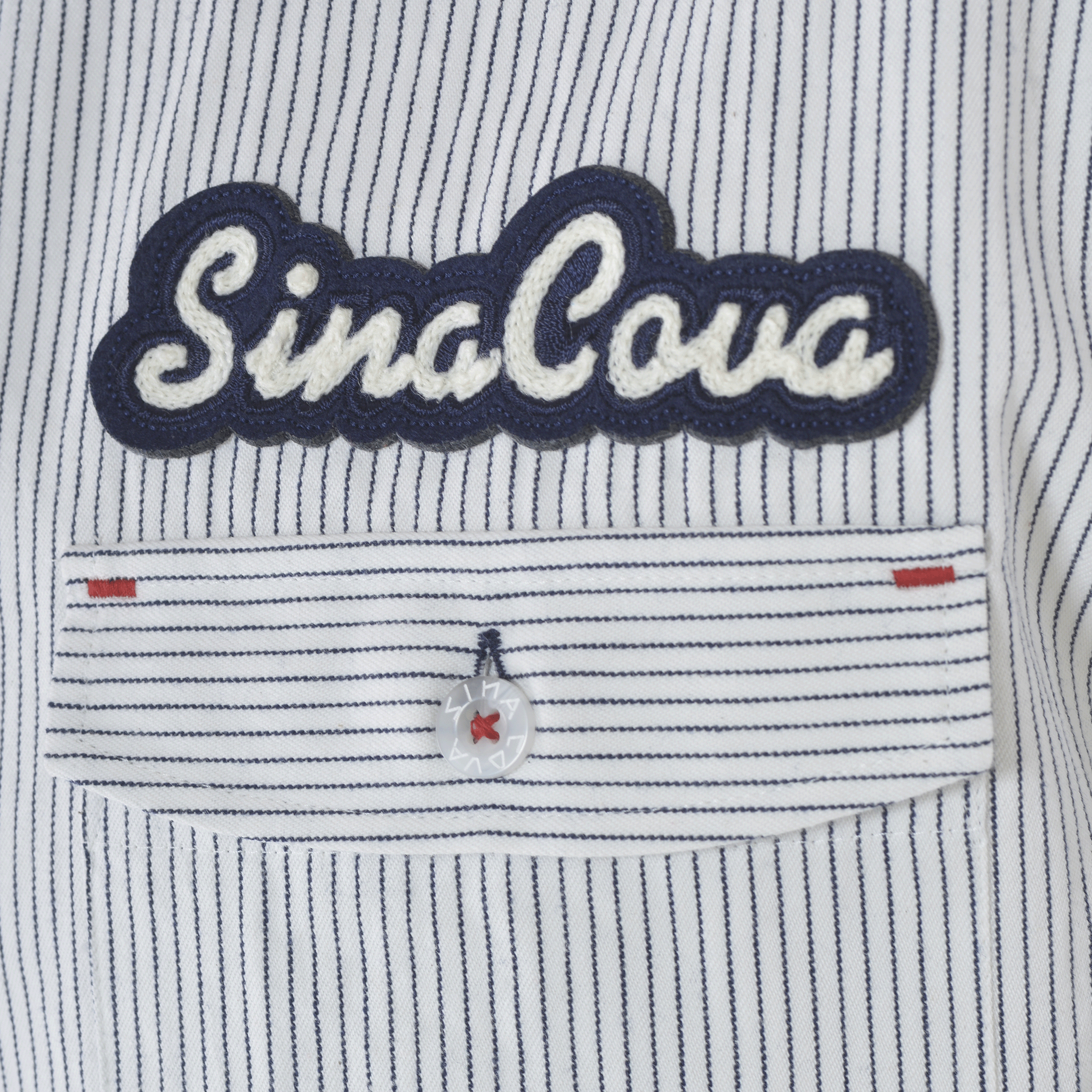 【公式】シナコバ(SINA COVA)ストライプ デニムシャツ 24224030