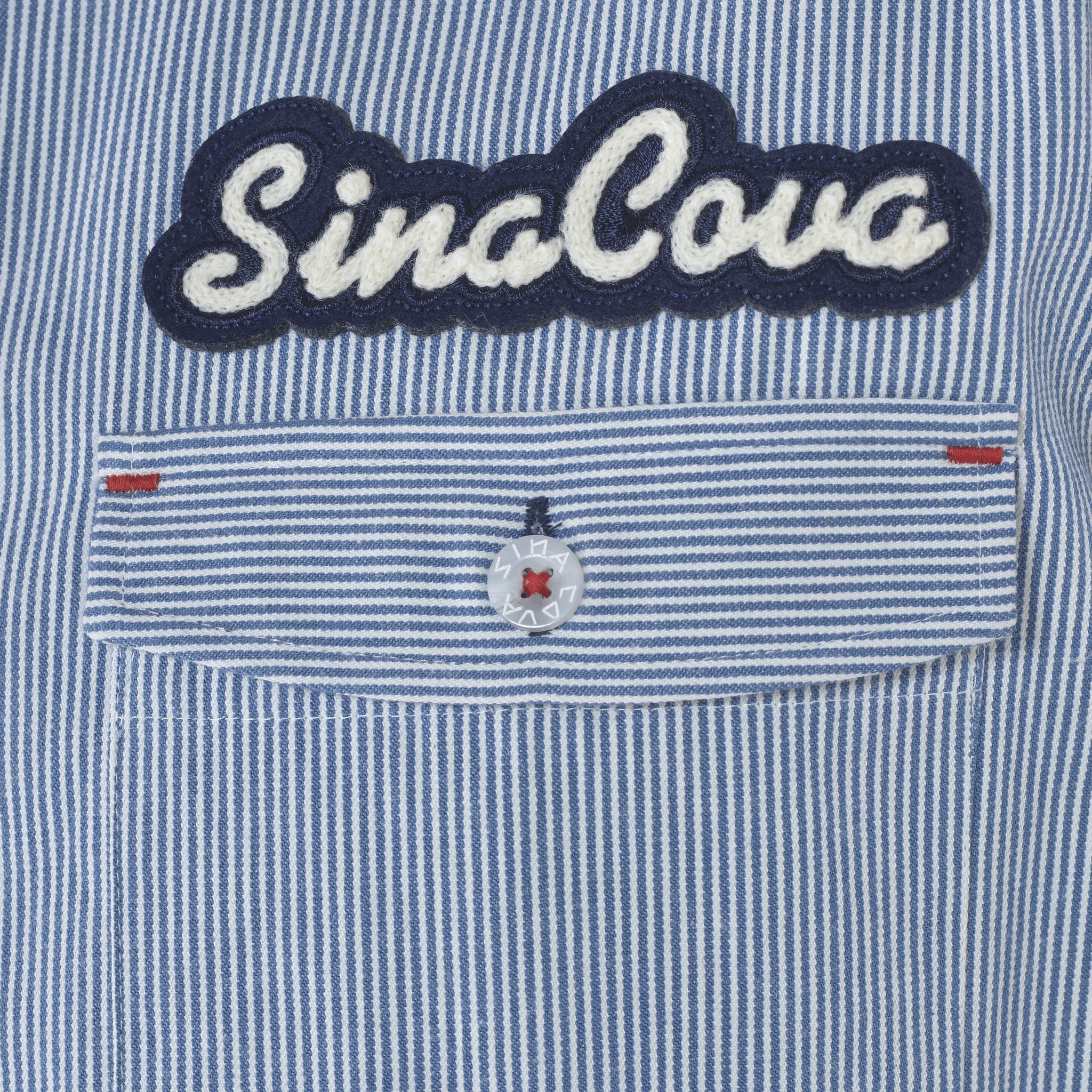【公式】シナコバ(SINA COVA)ストライプ デニムシャツ 24224030