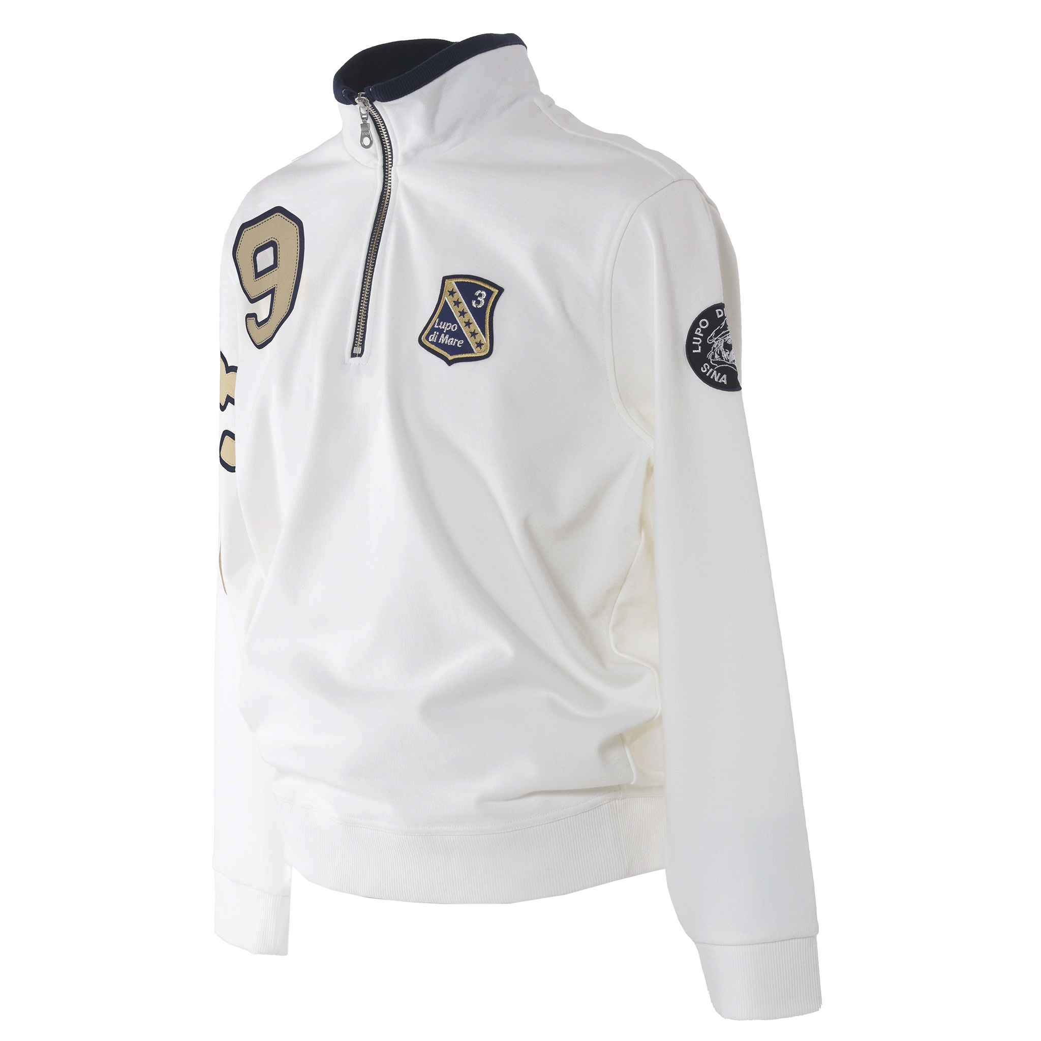 【公式】シナコバ(SINA COVA)ハーフジッププルオーバー 24210050 ホワイトの参考画像