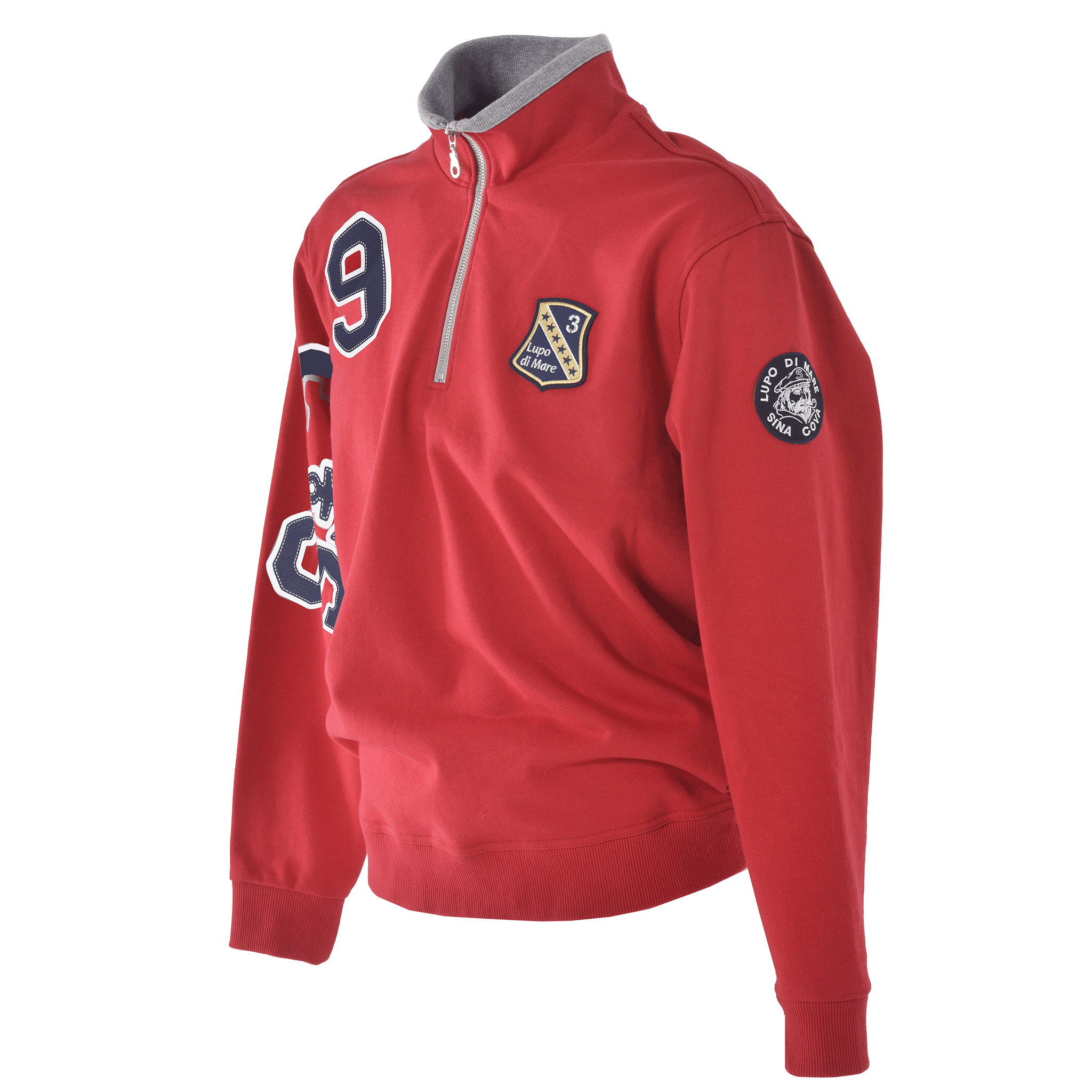 【公式】シナコバ(SINA COVA)ハーフジッププルオーバー 24210050 レッドの参考画像