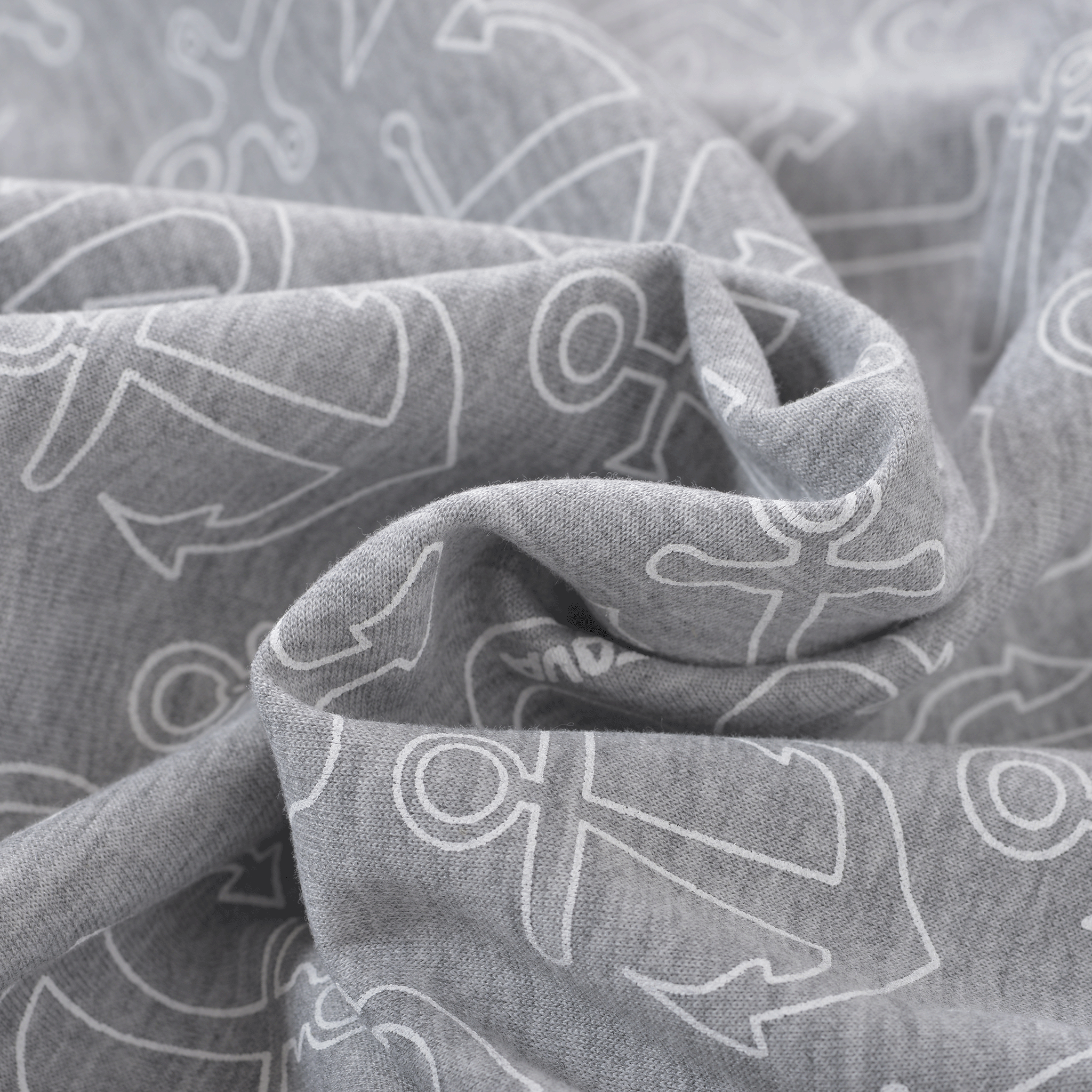 総柄 ハーフZIPパーカー セットアップ 24250010