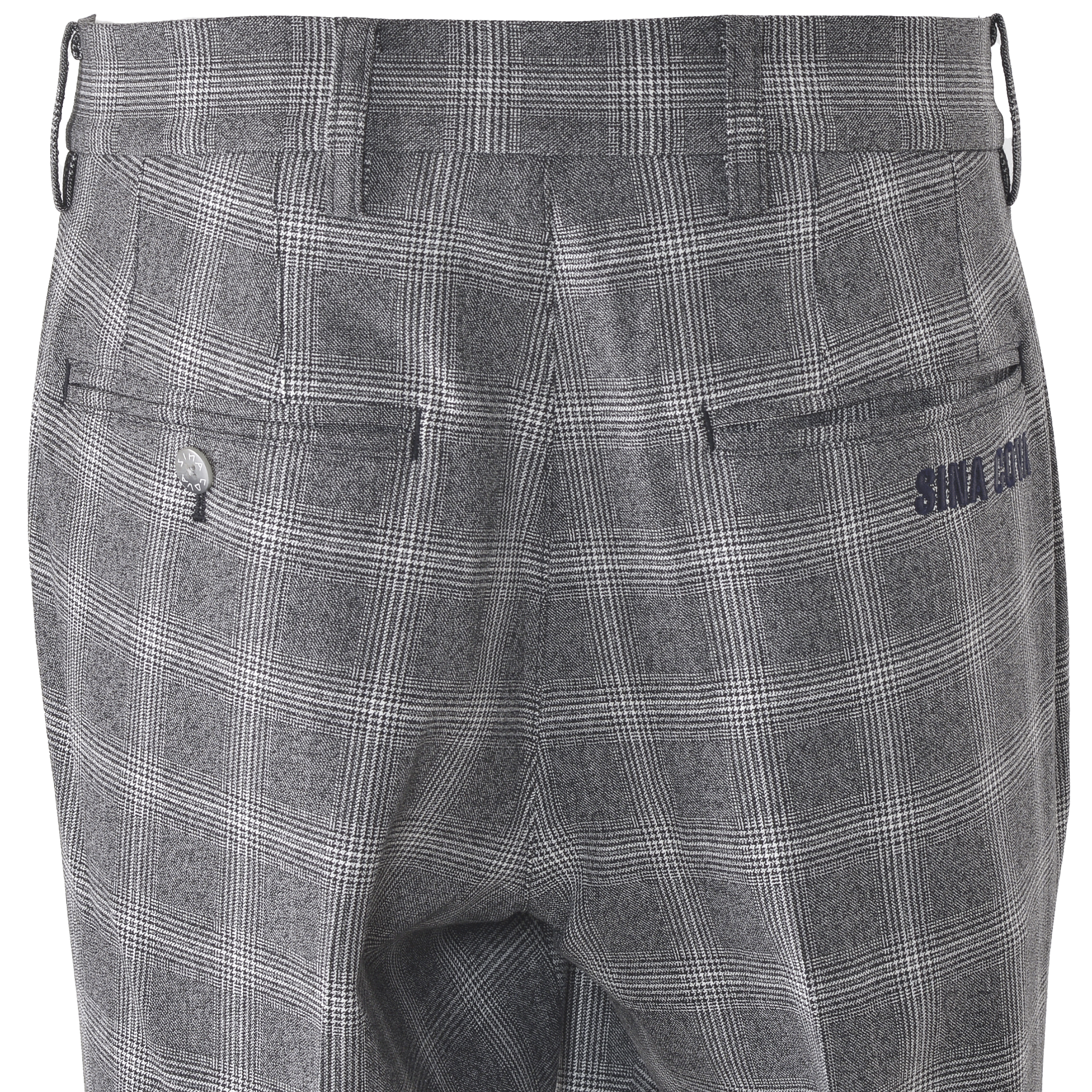 チェック柄 ノータックパンツ 24255020