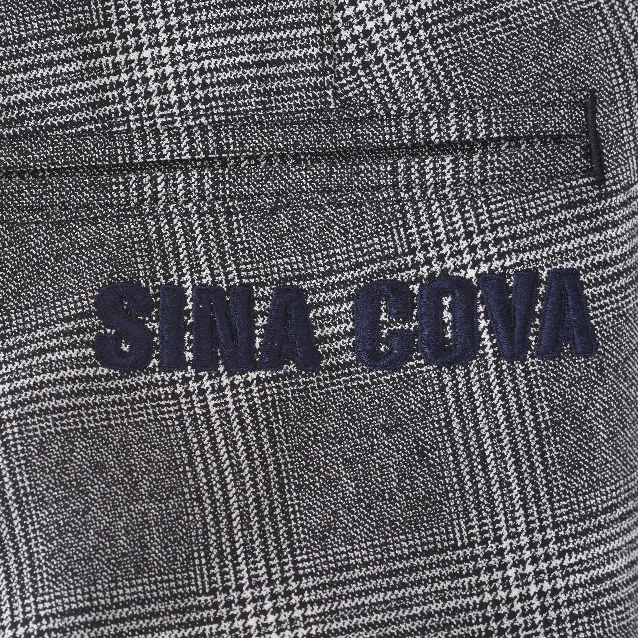 【公式】シナコバ(SINA COVA)チェック柄 ノータックパンツ 24255020
