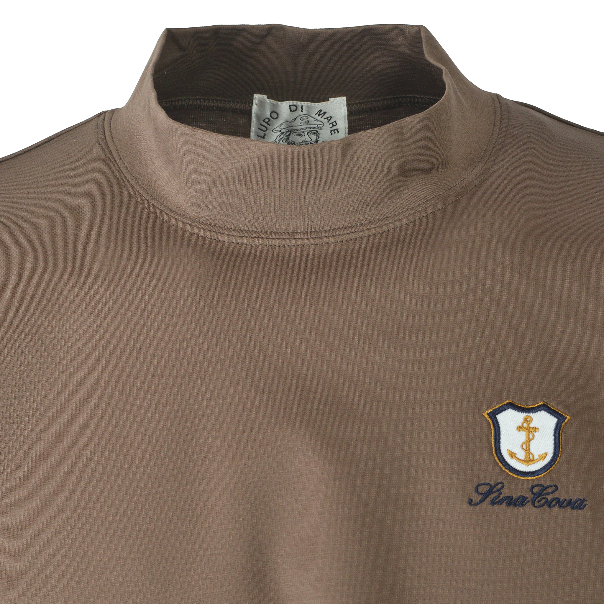 5分袖モックネックTシャツ 26130510