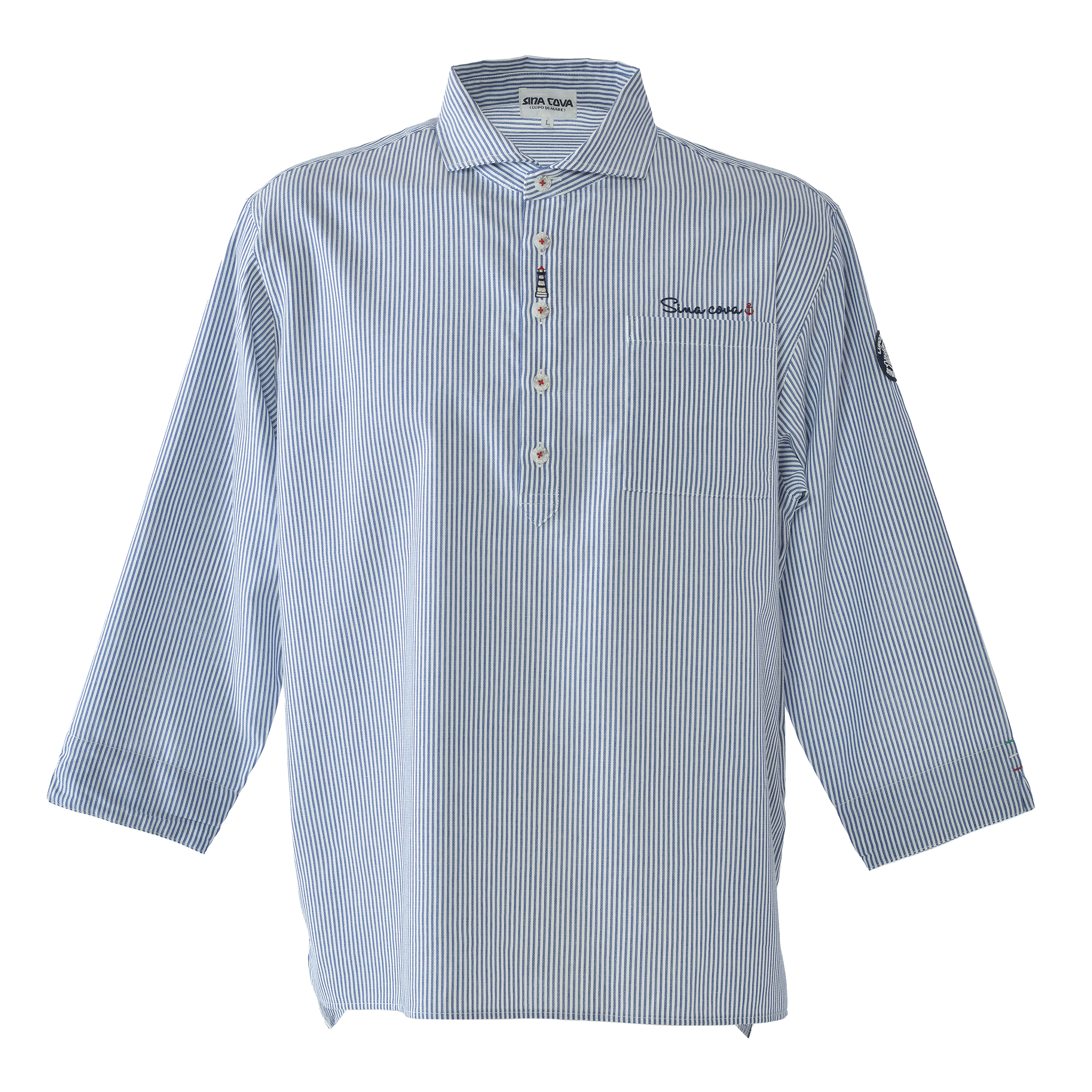 七分袖襯衫,男女通用款(Unisex)26114030