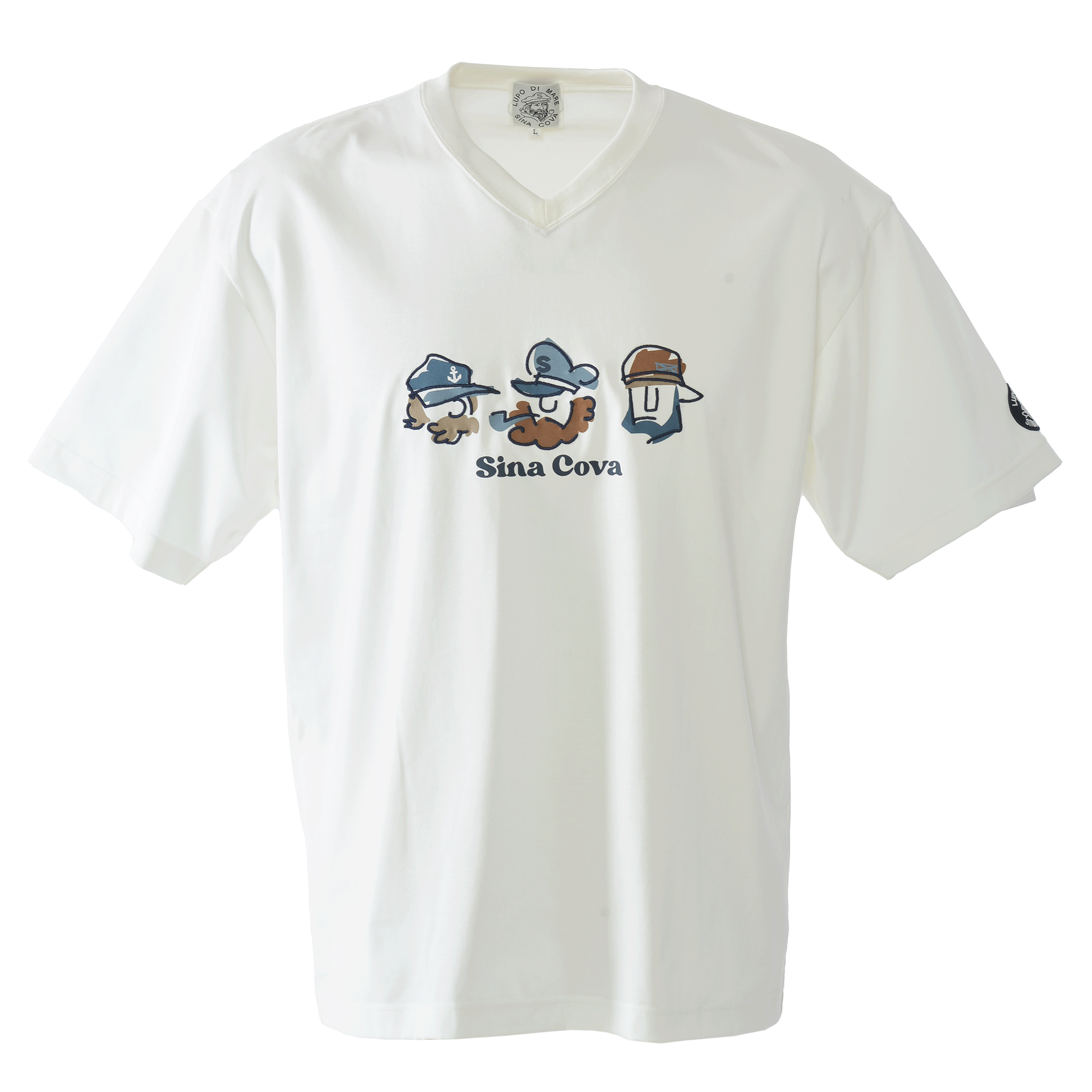 Vネック半袖Tシャツ 26120560