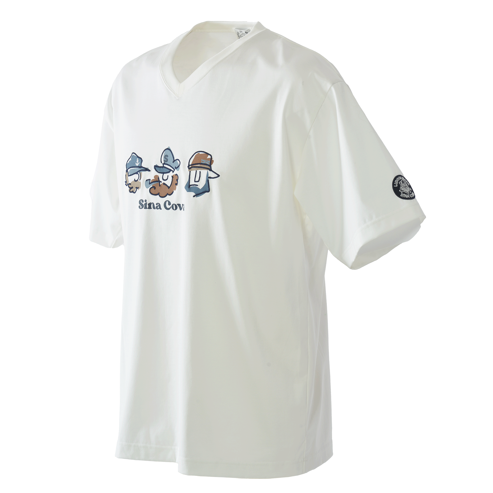 Vネック半袖Tシャツ 26120560