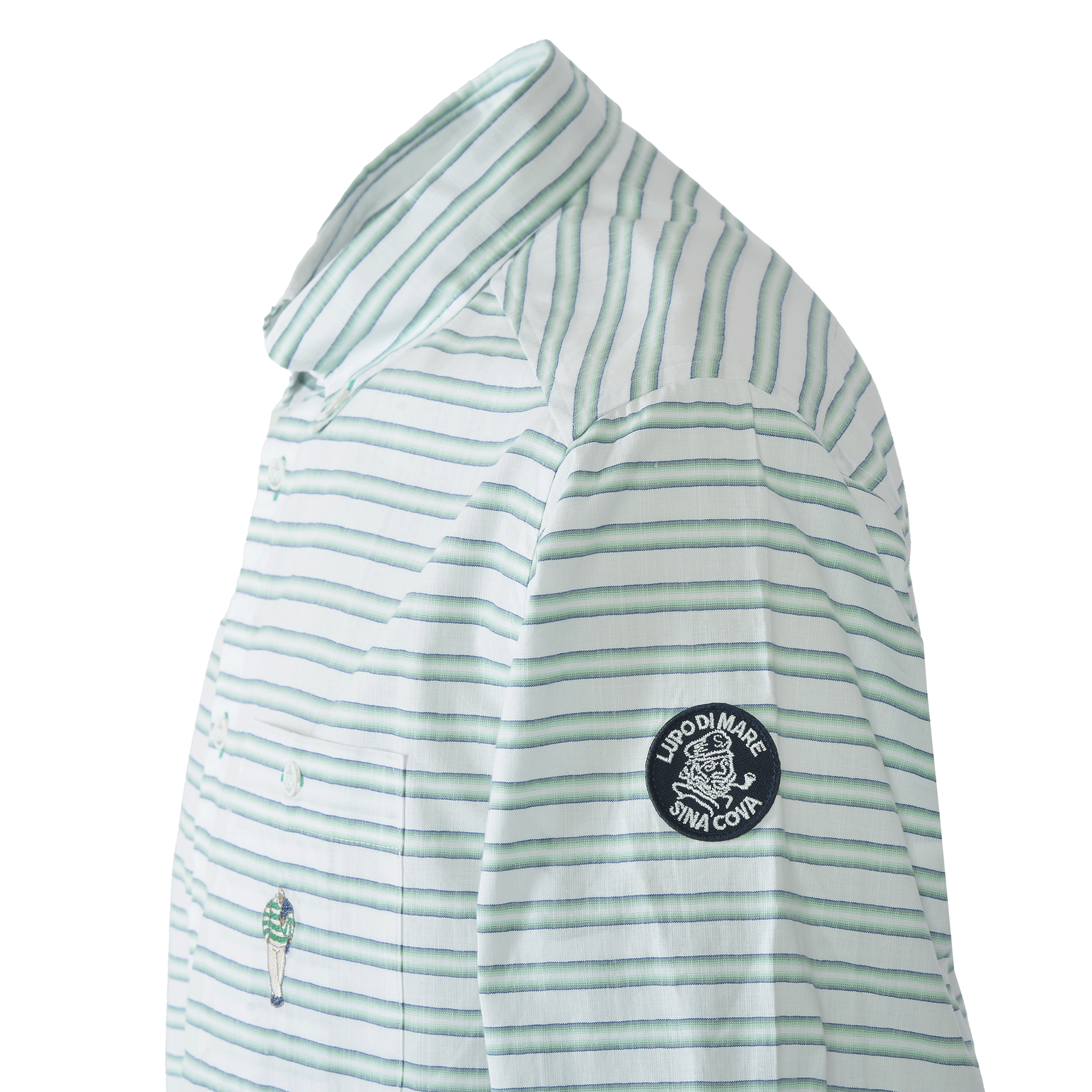 加大尺寸長袖扣襯衫 26124026