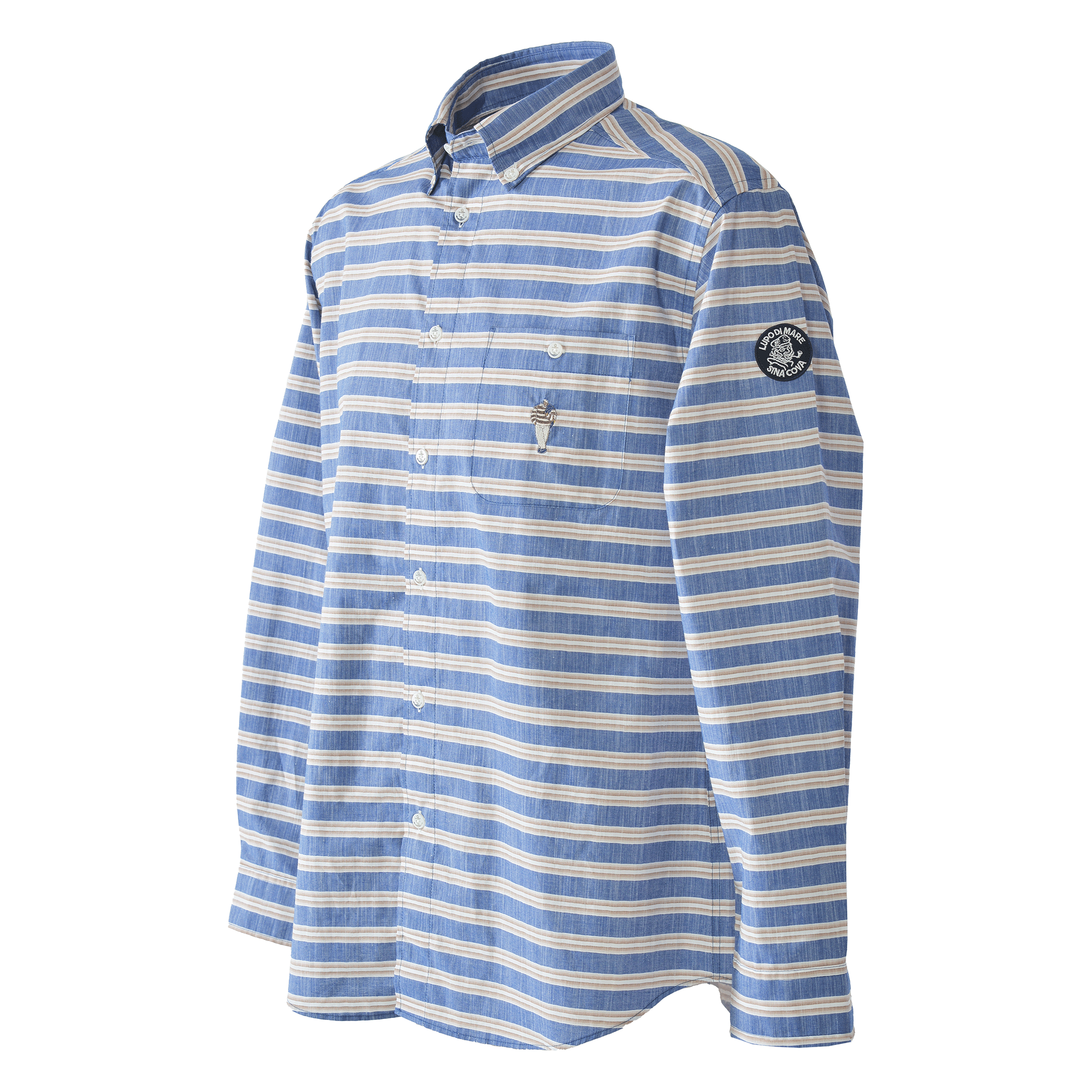 加大尺寸長袖扣襯衫 26124026