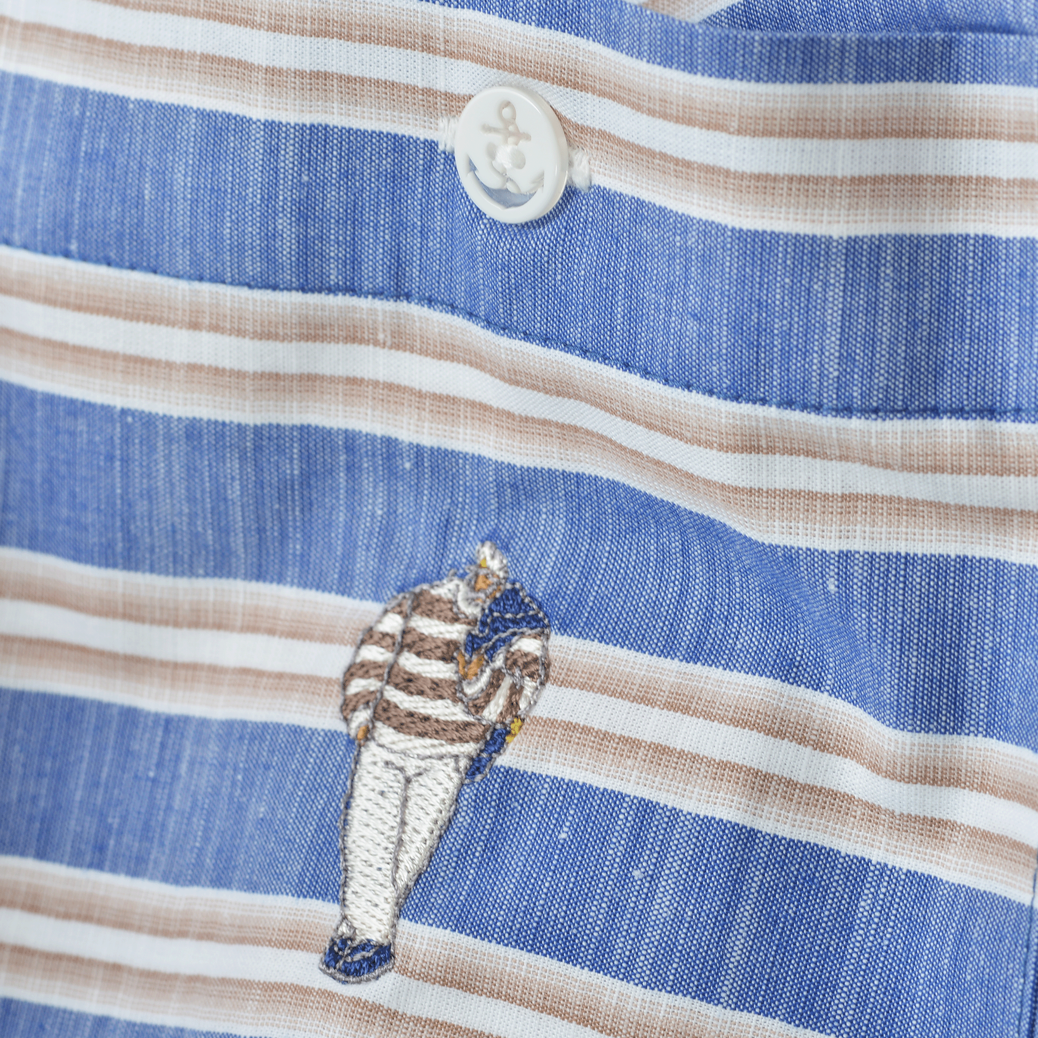 長袖羈扣襯衫 26124020