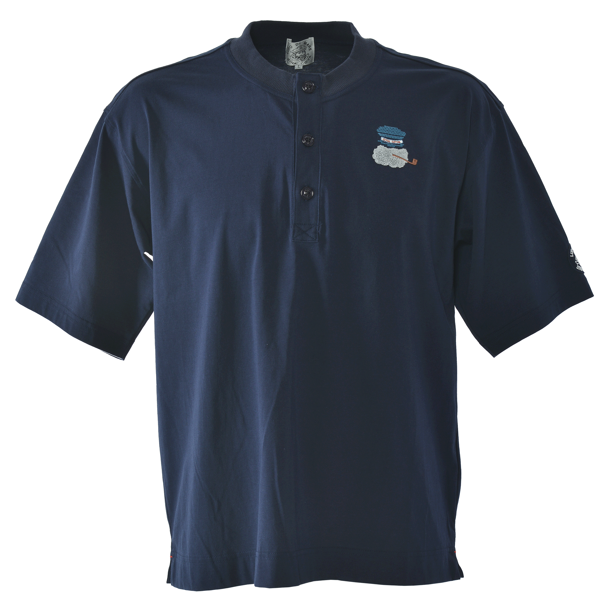 Henley Neck Short Sleeve T-Shirt Unisex (Men and Women) 26110550