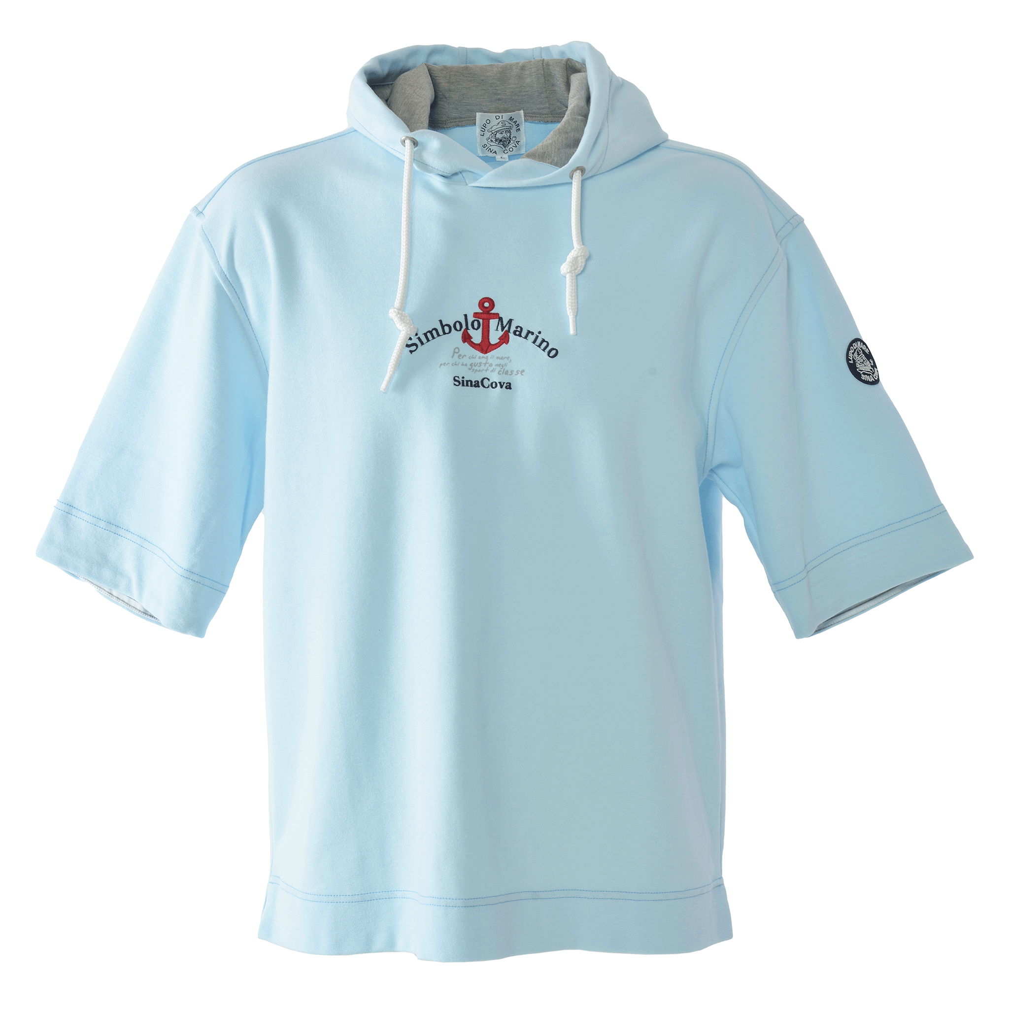 5分袖パーカー 26110520