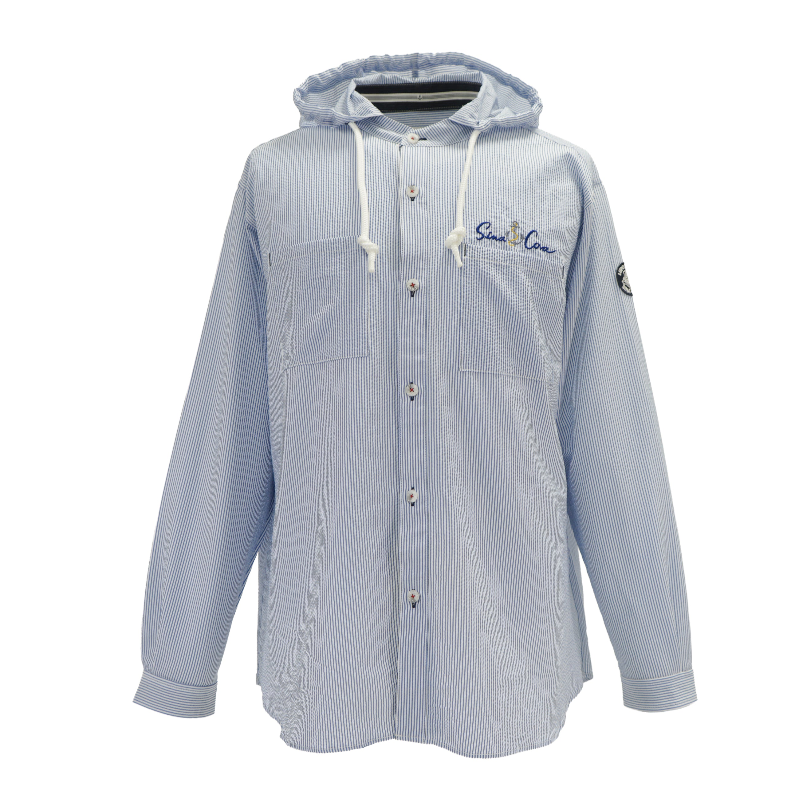 Hooded shirt jacket, unisex (unisex), 25113060