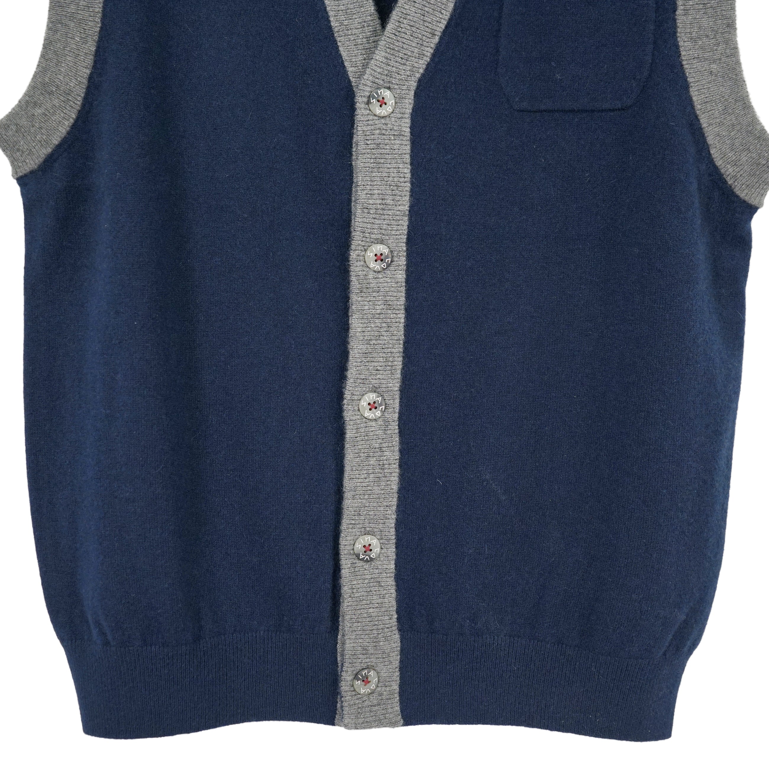 カシミヤ100% ニットベスト 25222518