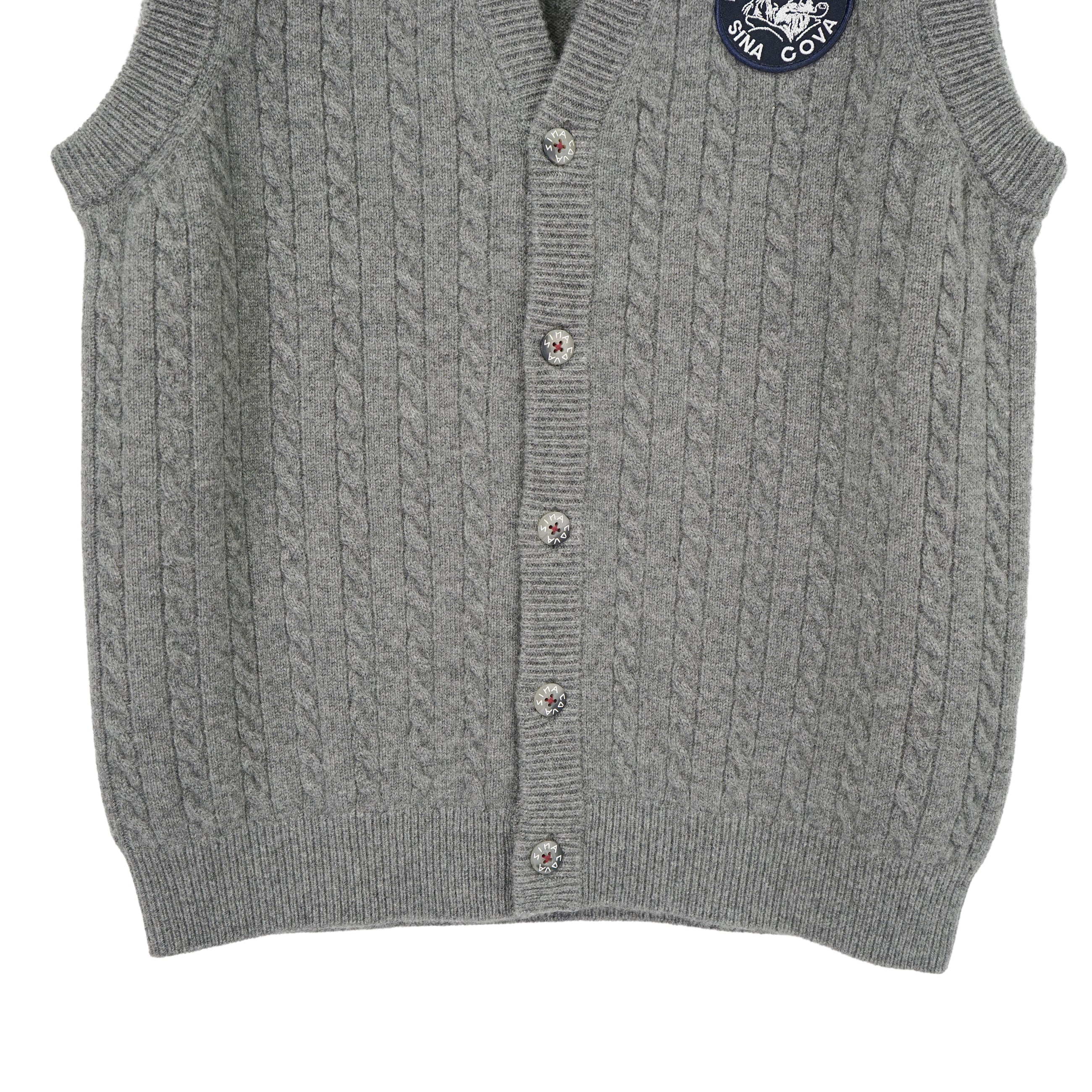 カシミヤ100% ニットベスト 25222528