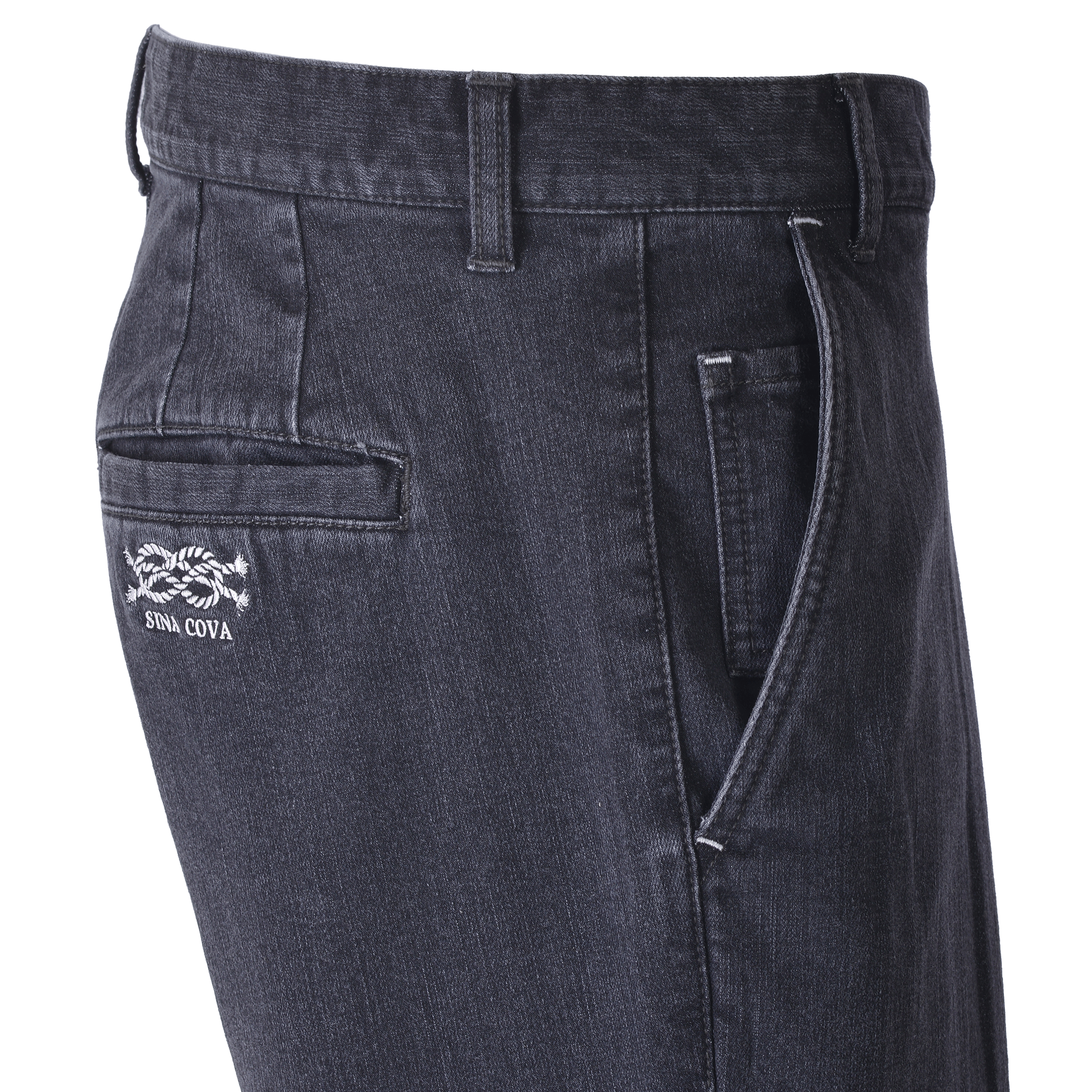 No-tuck tapered denim pants 25225010