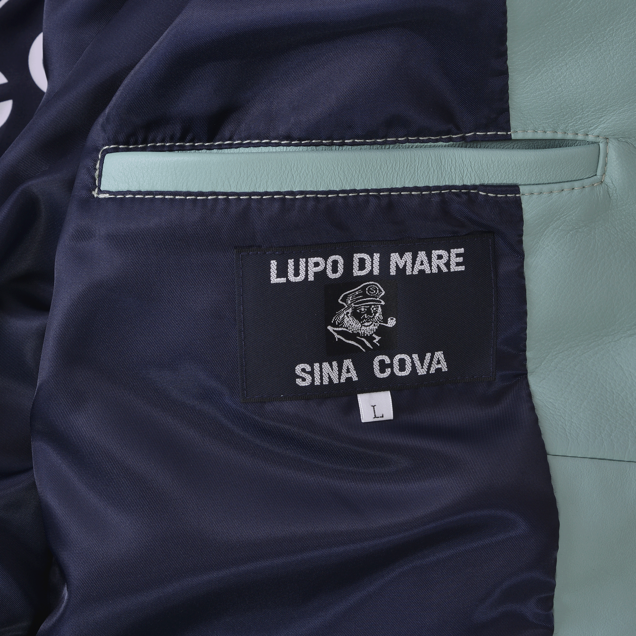 連帽皮夾克 25223910