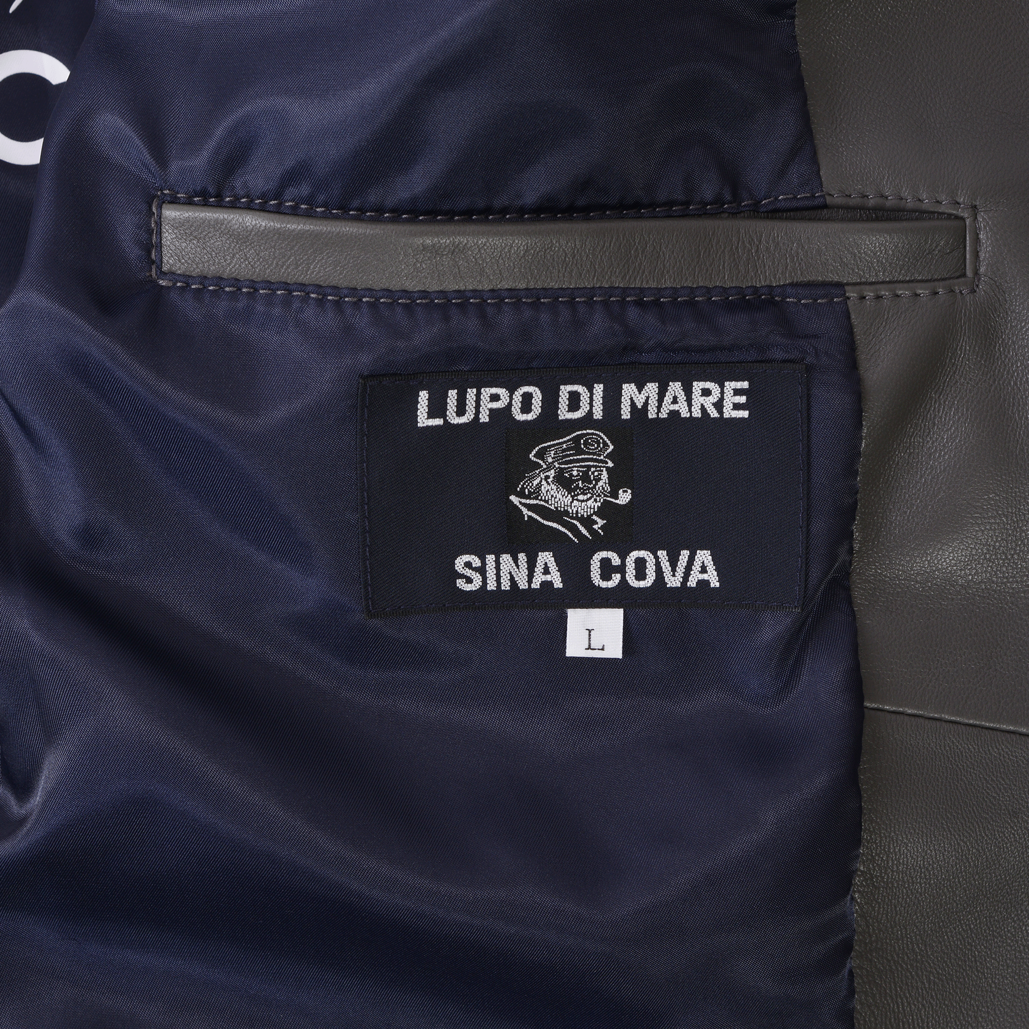 連帽皮夾克 25223910