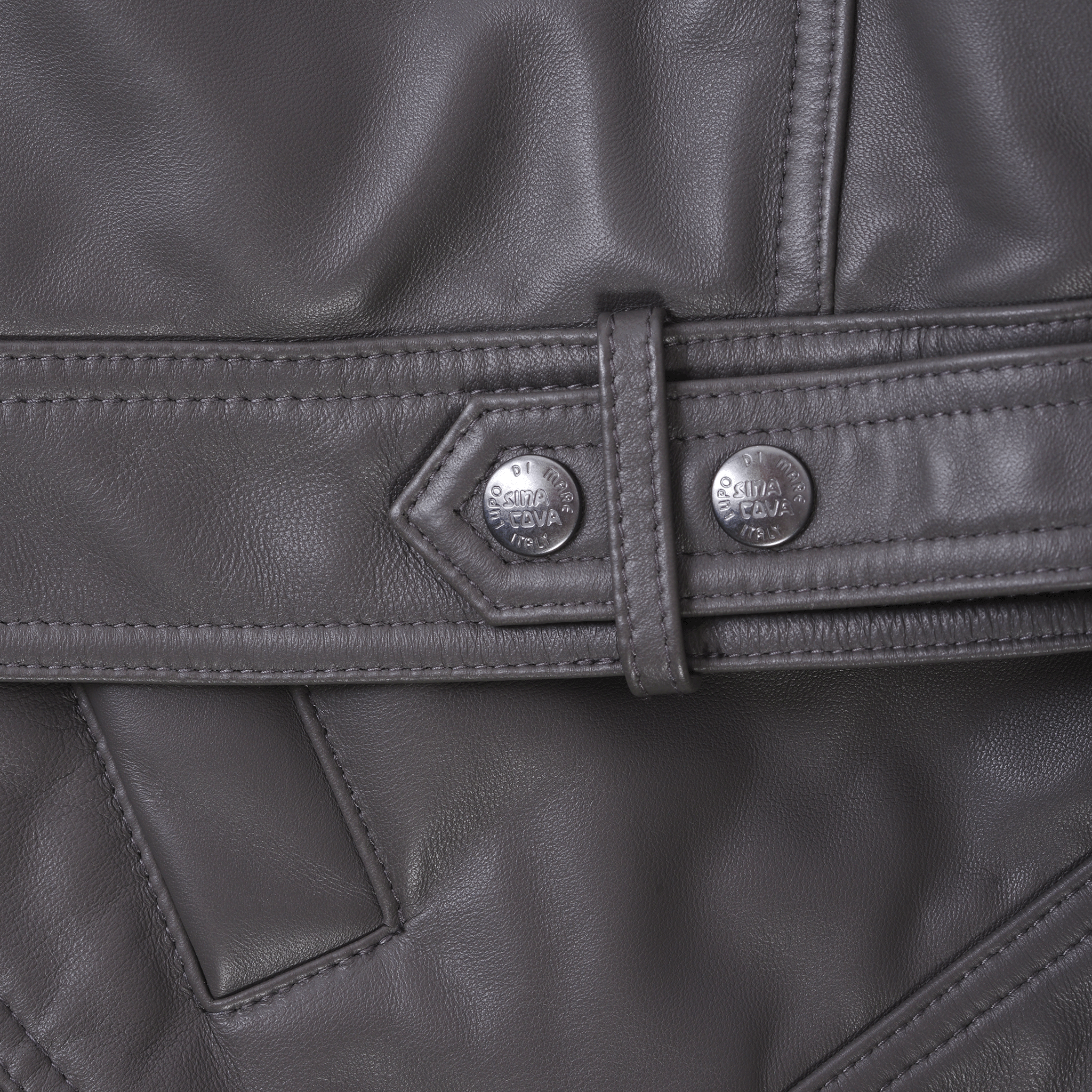 連帽皮夾克 25223910