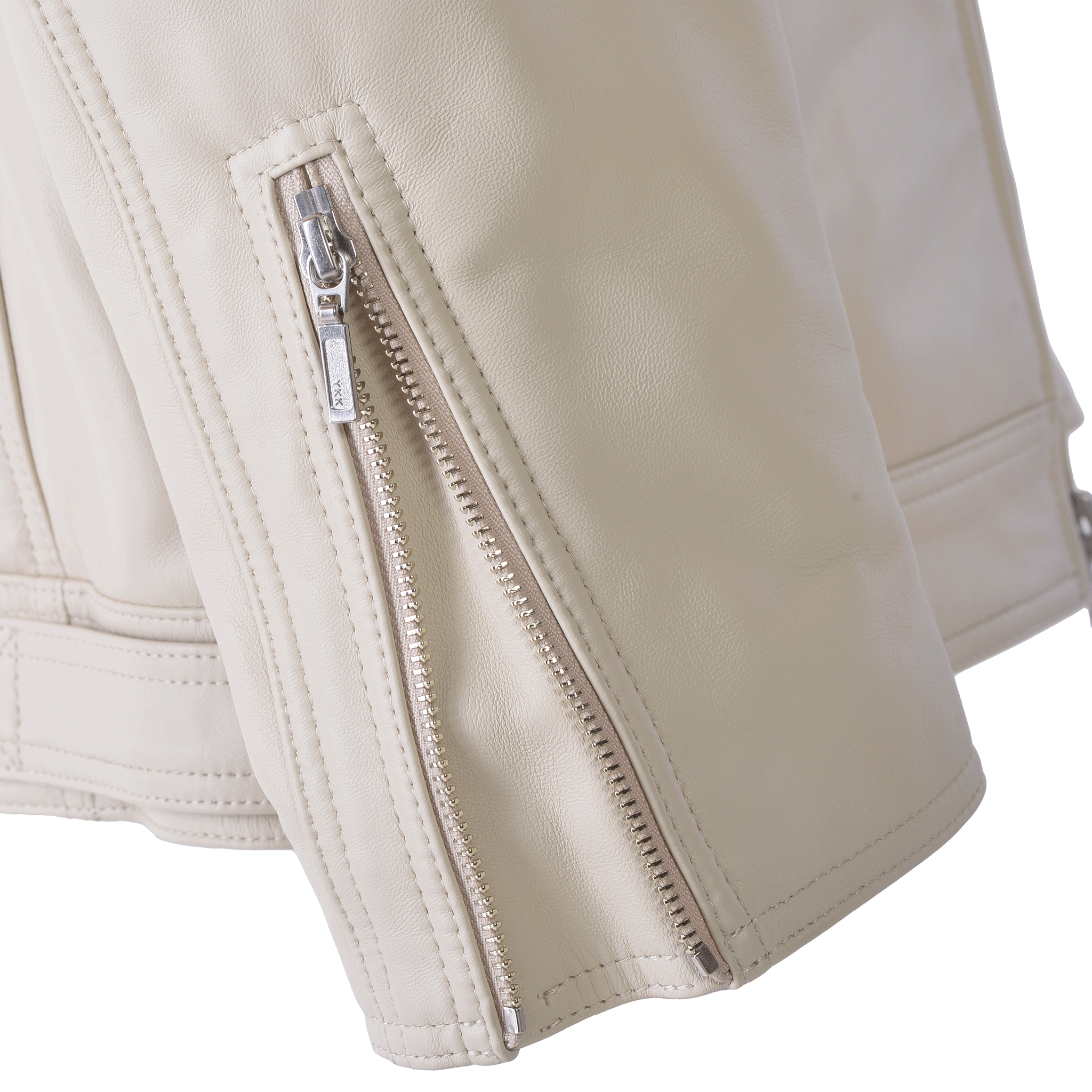 連帽皮夾克 25223910