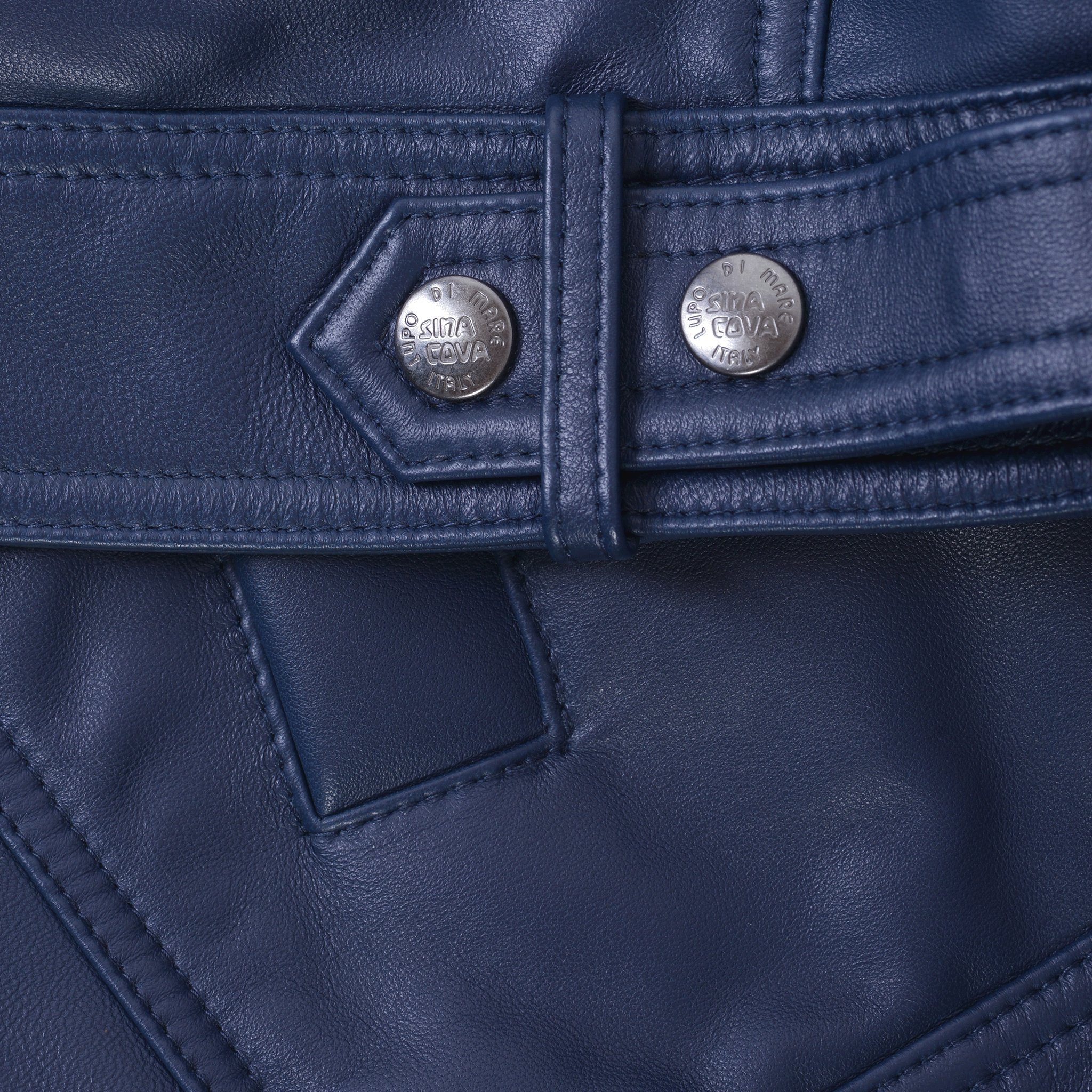 連帽皮夾克 25223910