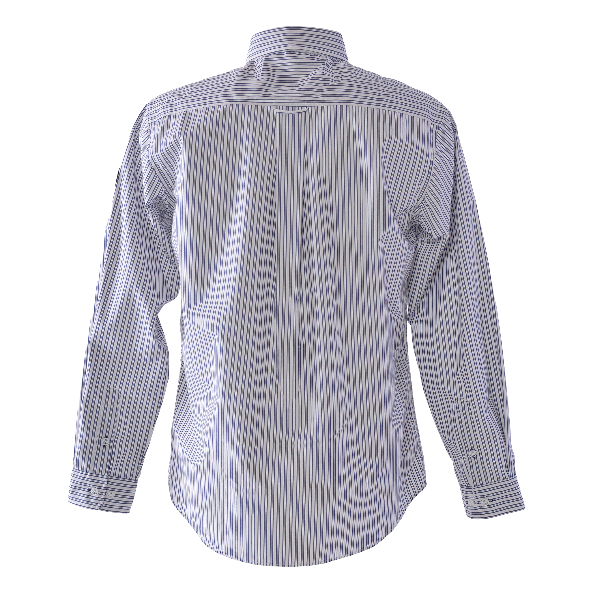 Striped long-sleeved button-down shirt 25224030