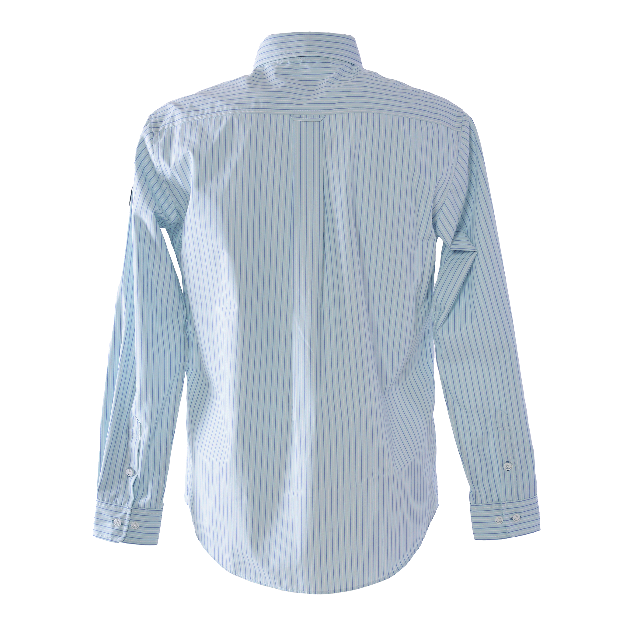Striped long-sleeved button-down shirt 25224030