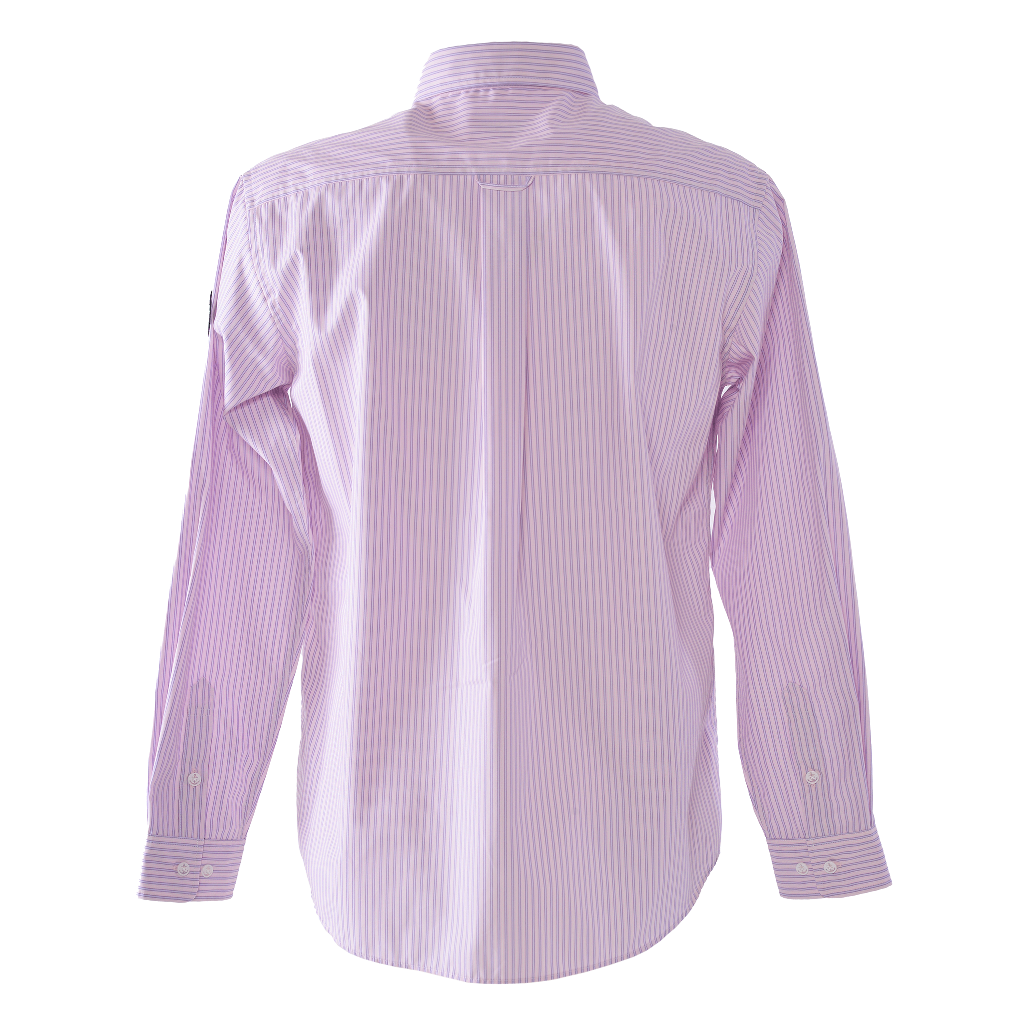 Striped long-sleeved button-down shirt 25224030