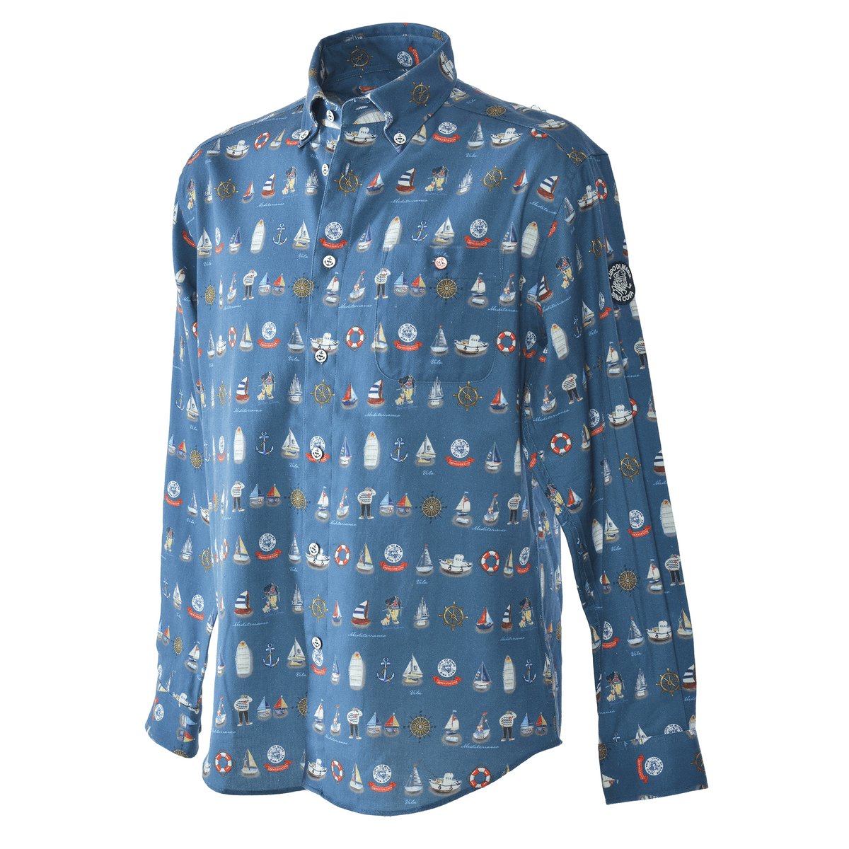 Long-sleeve Button-down Shirt 26224050
