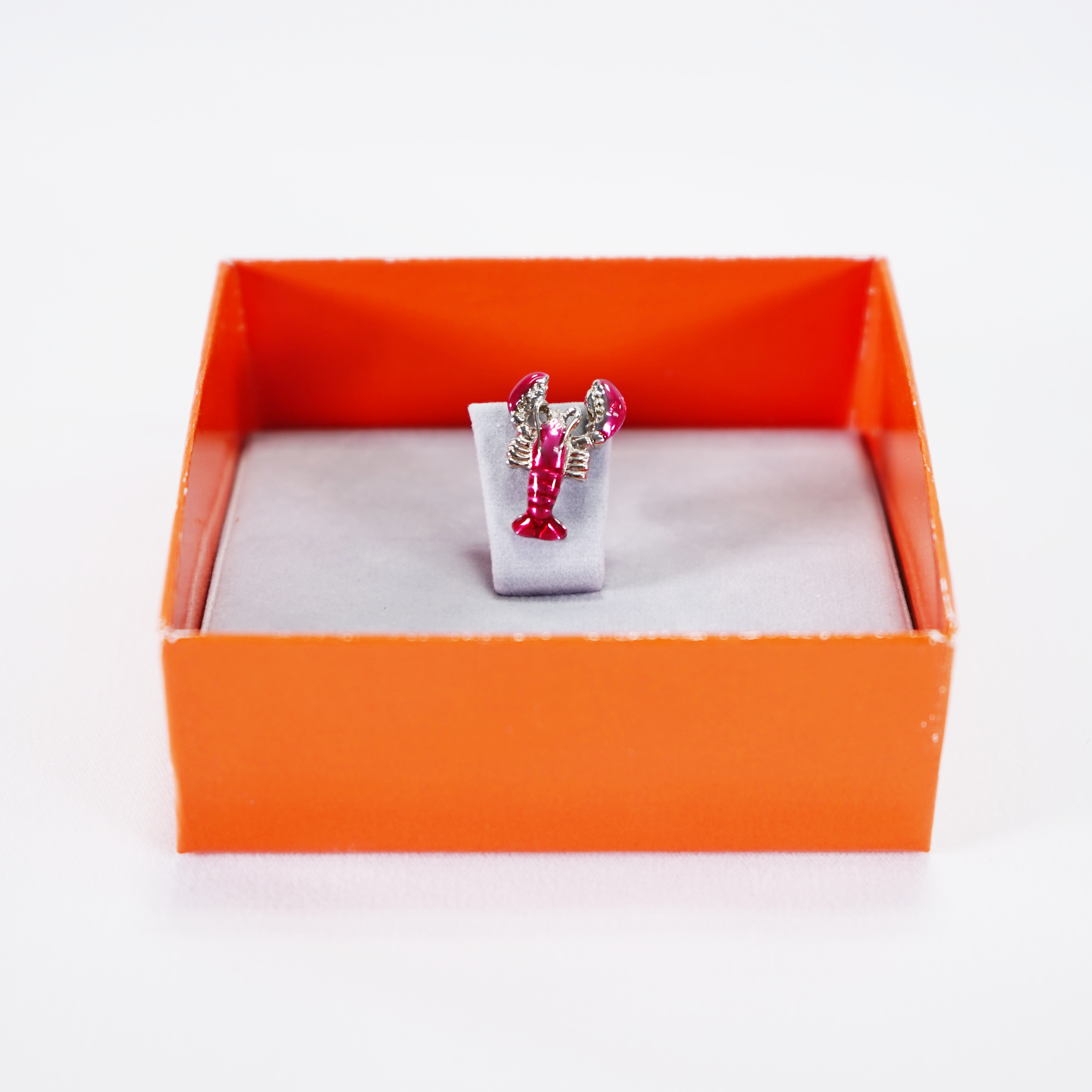 銀色龍蝦翻領別針 57001680