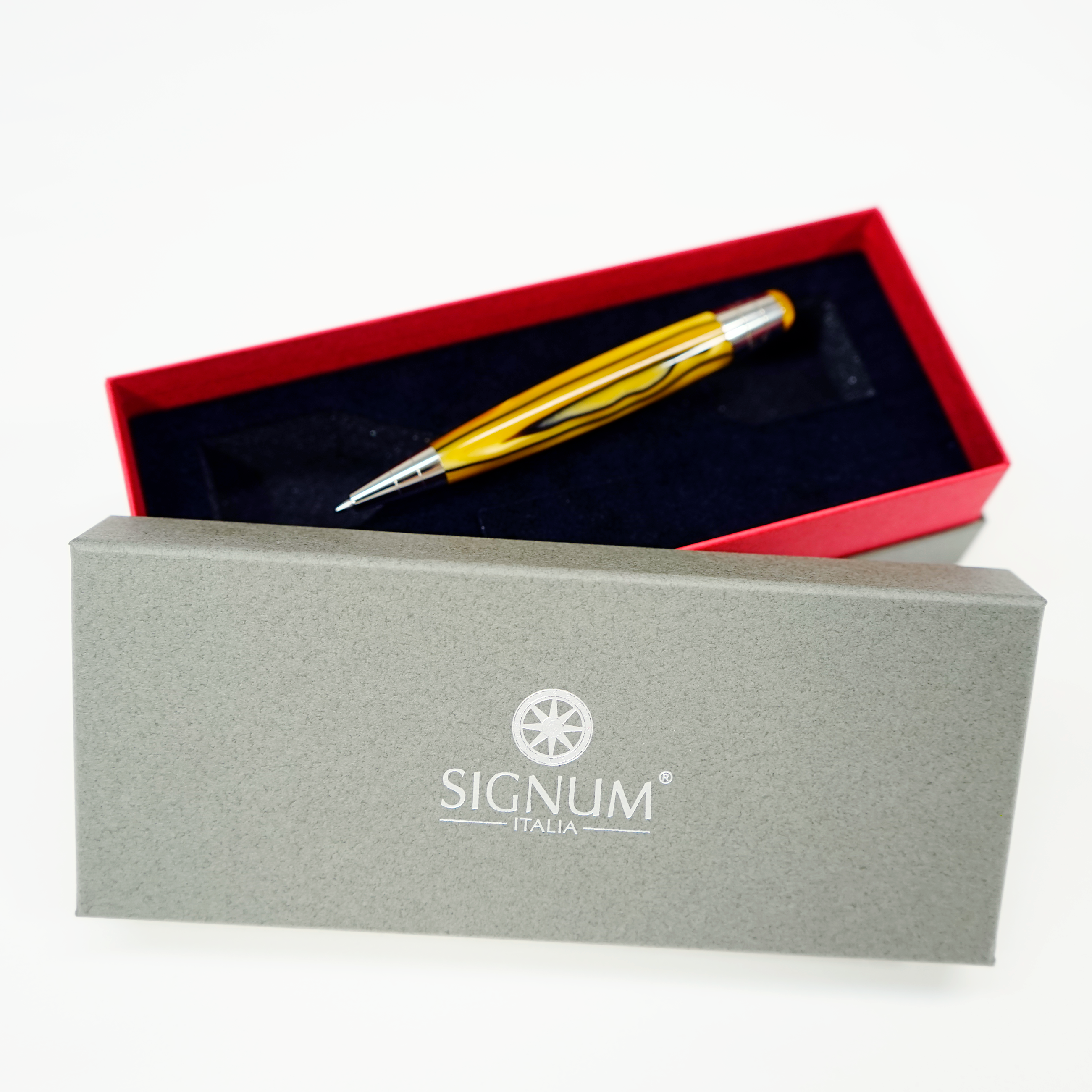SIGNUM Nova 迷你原子筆,大理石紋(虎眼黃),57002290