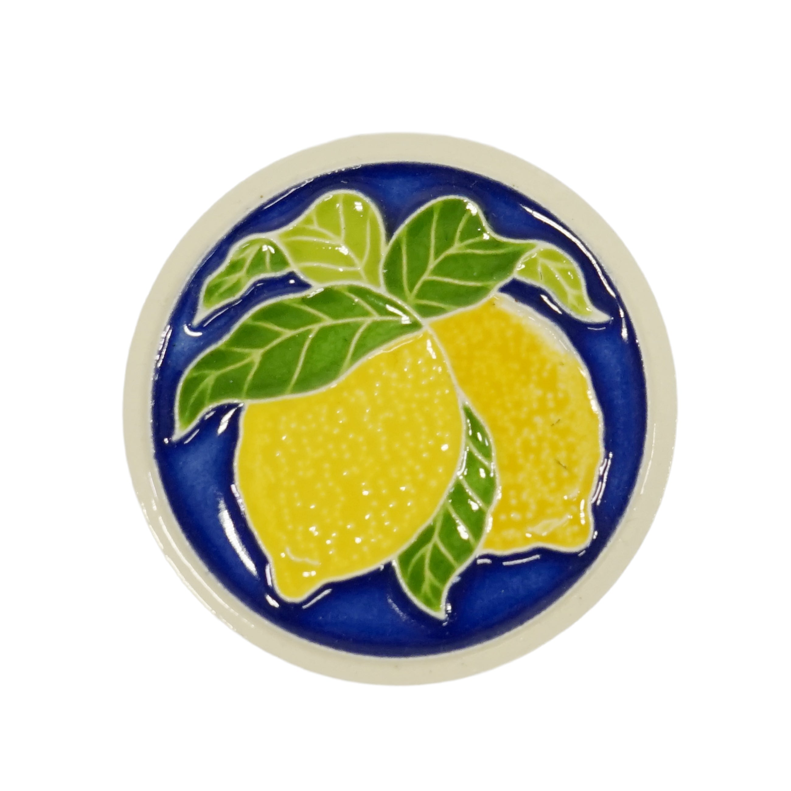 配件盒,直徑 6 厘米,檸檬色(藍色),57003100