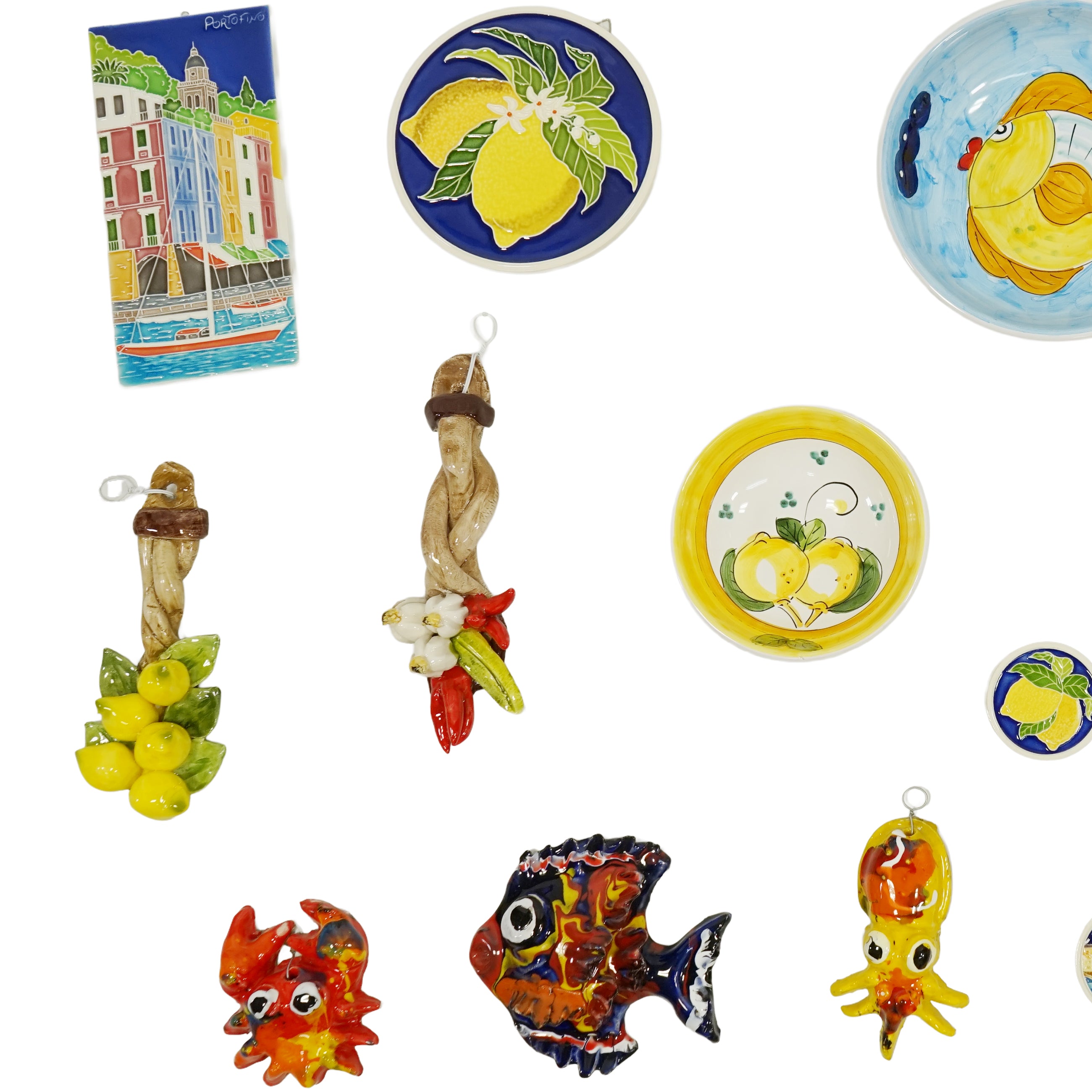 動物紋碗 (Cheramix) 魚B (天藍色) 13cm 57003060