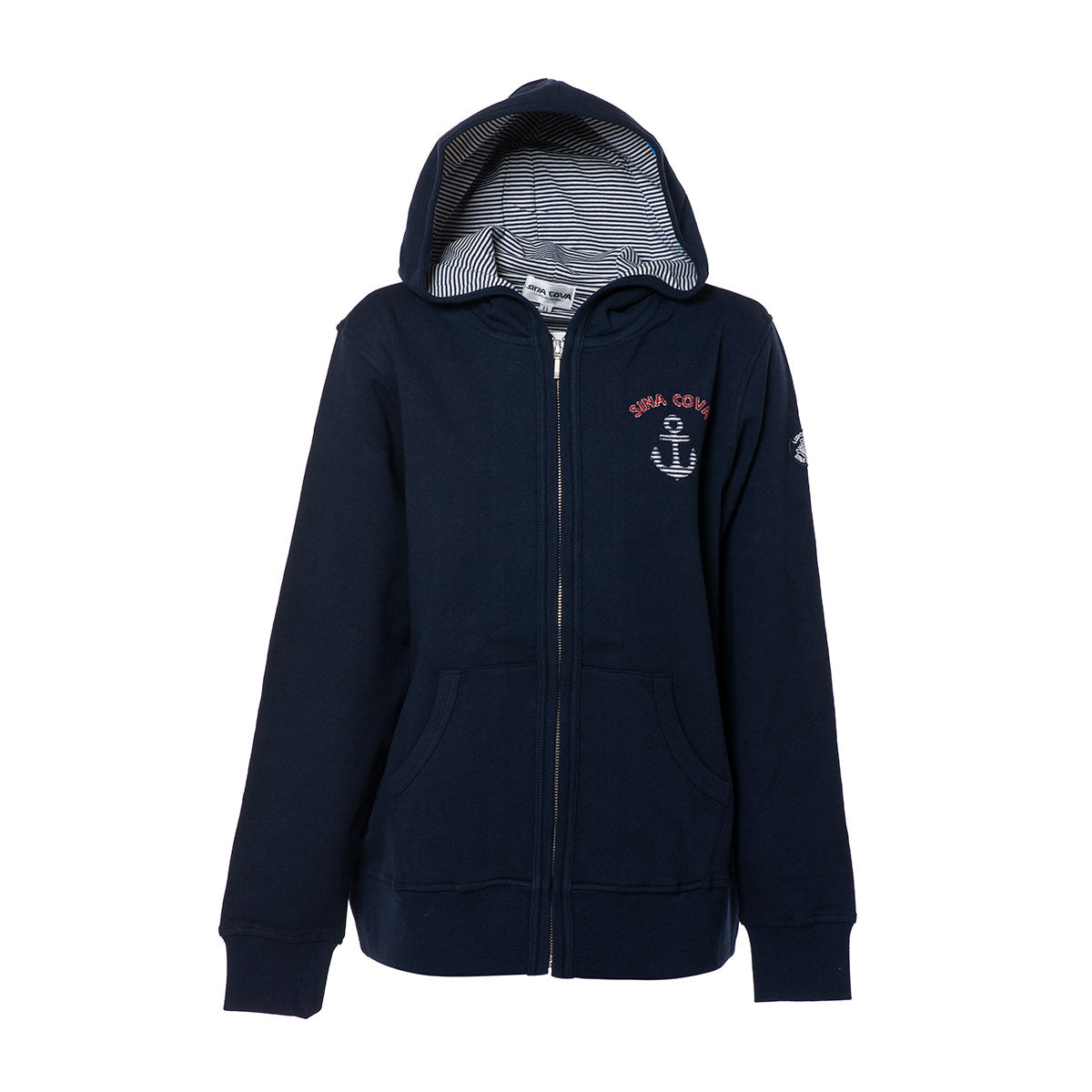 女士拉鍊連帽衫 19283010