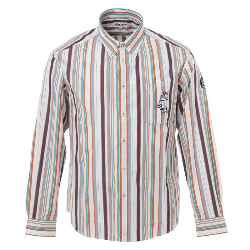 【アウトレット】シナコバ (SINA COVA) 長袖 ボタンダウンシャツ 21124028