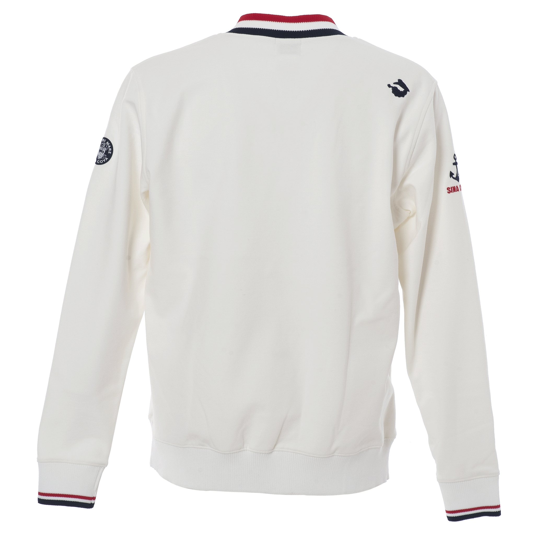 【公式】シナコバ (SINA COVA) Vネックプルオーバー 22250050 オフホワイトの背面