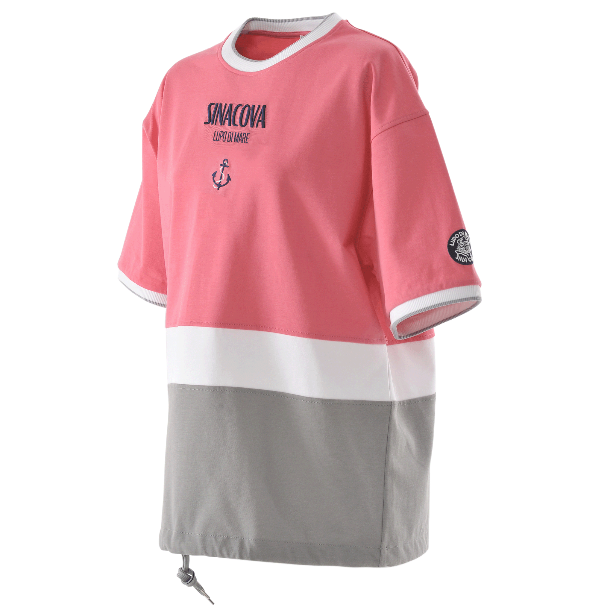 半袖切替プルオーバー 切替Tシャツ ユニセックス(男女兼用) サイズS~LL 23110550