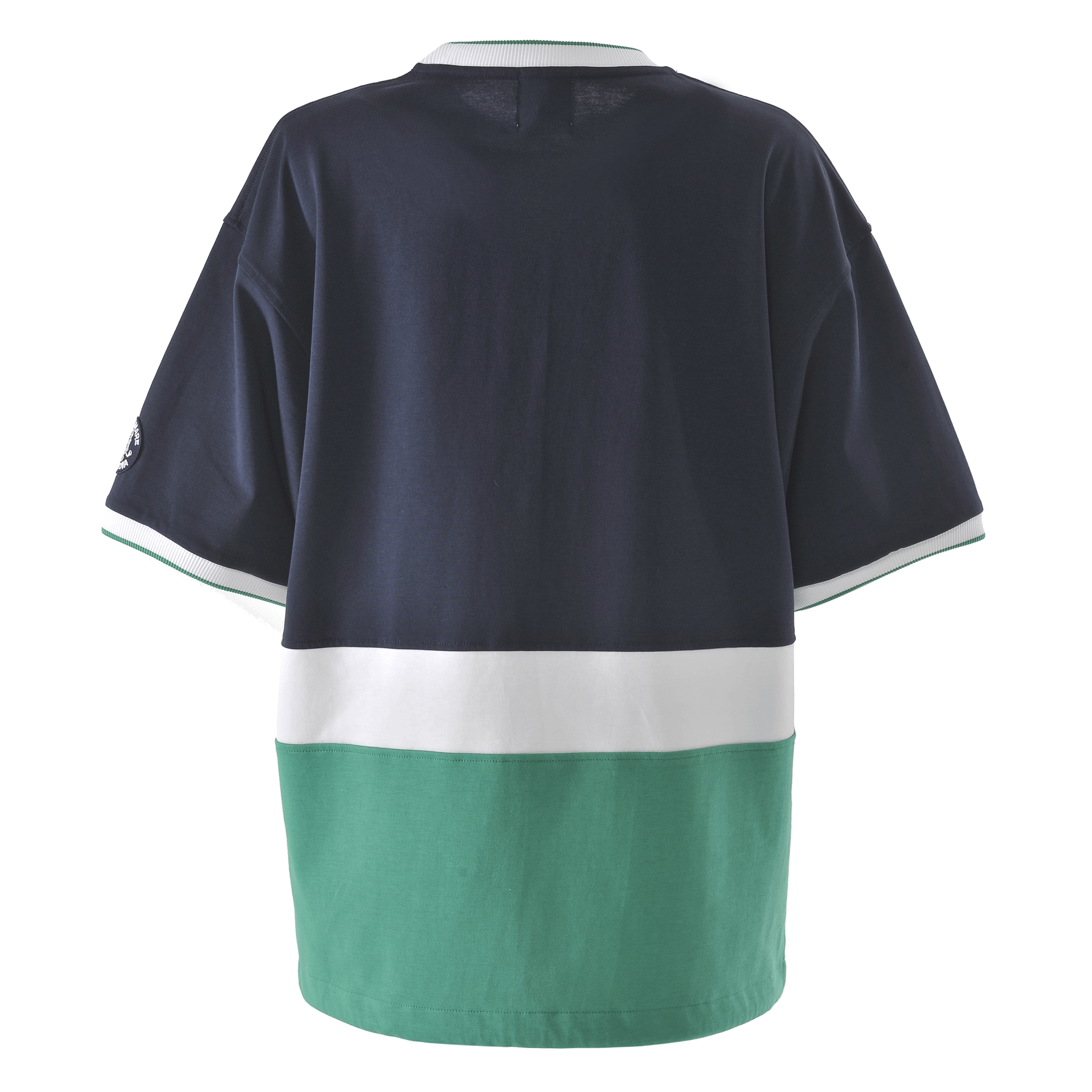 半袖切替プルオーバー 切替Tシャツ ユニセックス(男女兼用) サイズS~LL 23110550