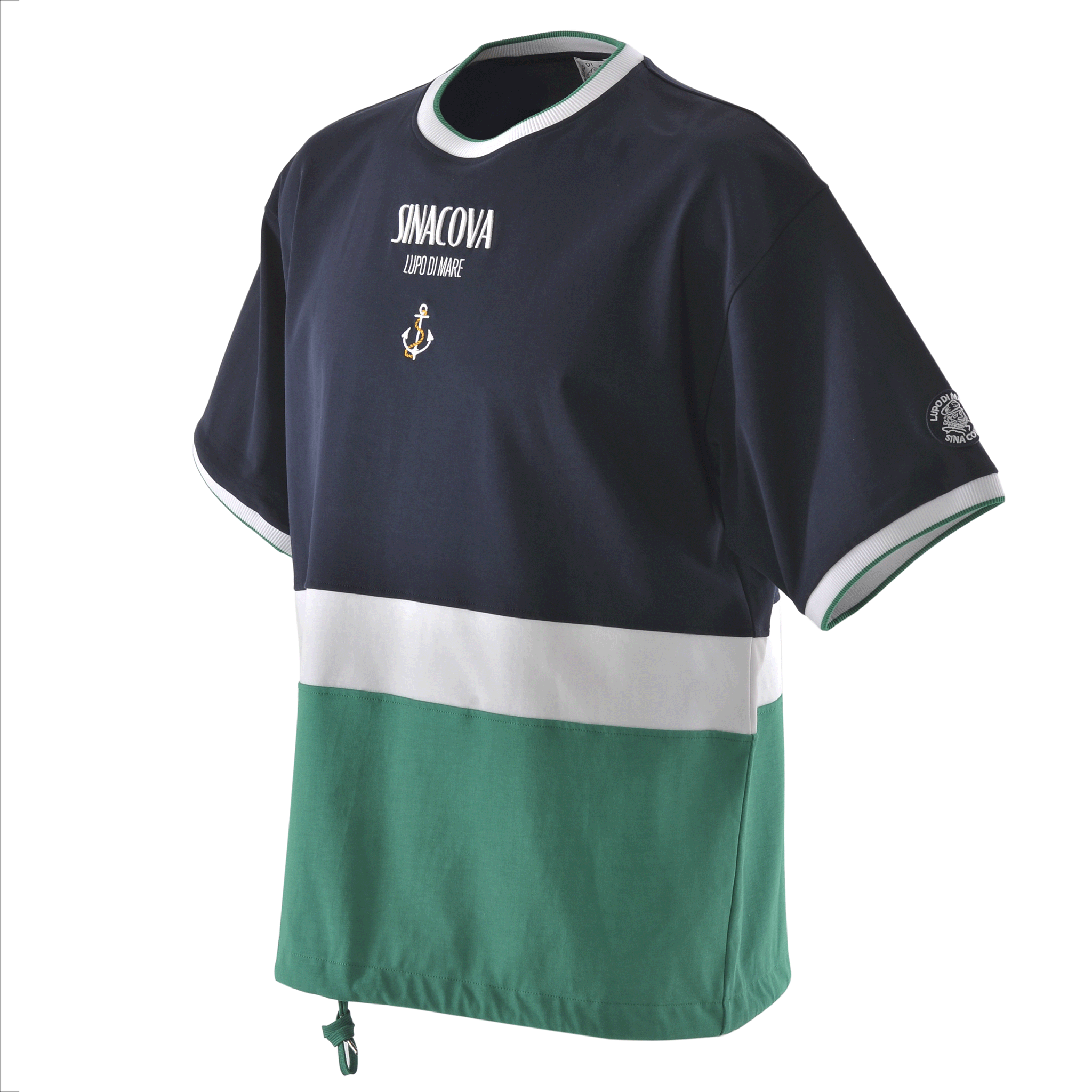 半袖切替プルオーバー 切替Tシャツ ユニセックス(男女兼用) サイズS~LL 23110550