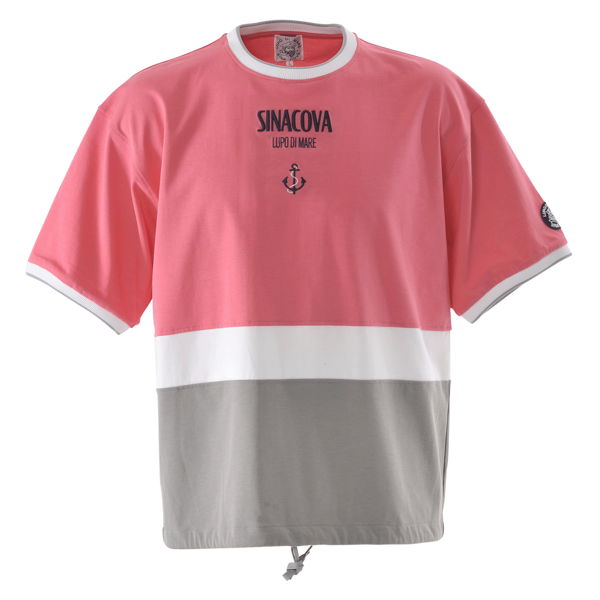 半袖切替プルオーバー 切替Tシャツ ユニセックス(男女兼用) サイズS~LL 23110550