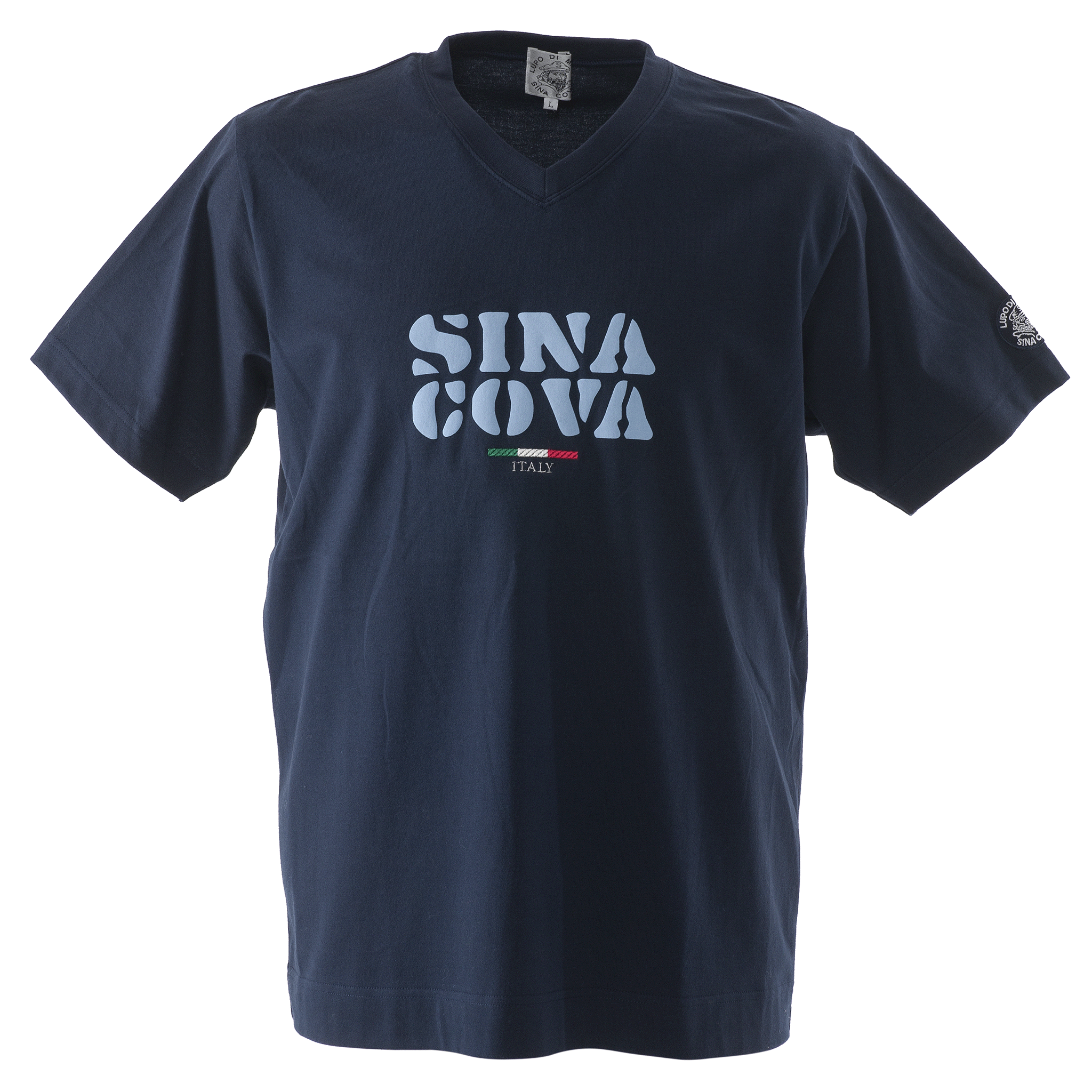 V-neck short-sleeved T-shirt, 100% cotton, 23120560