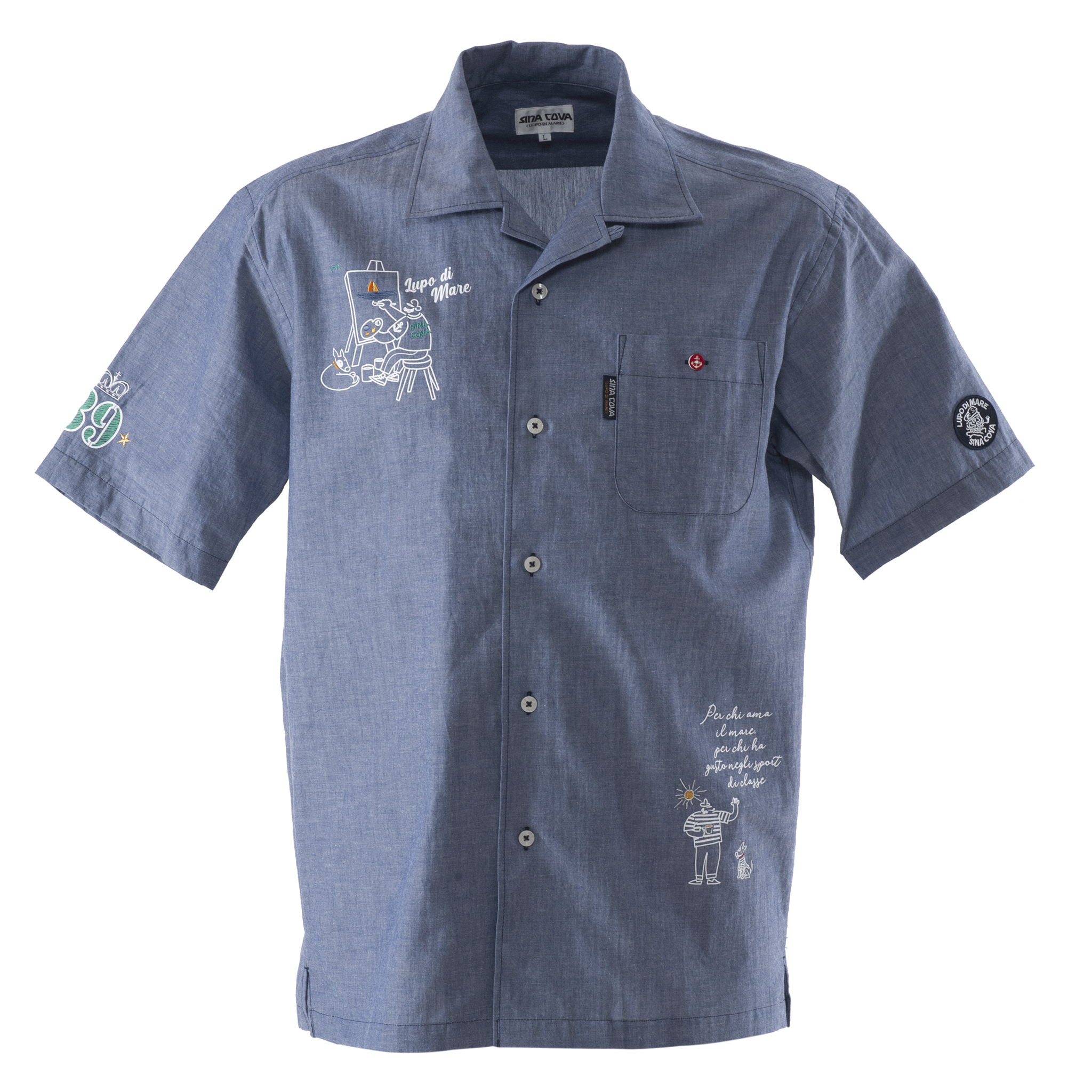 キングサイズ 半袖オープンカラーシャツ 開襟シャツ 大きいサイズ 23124526