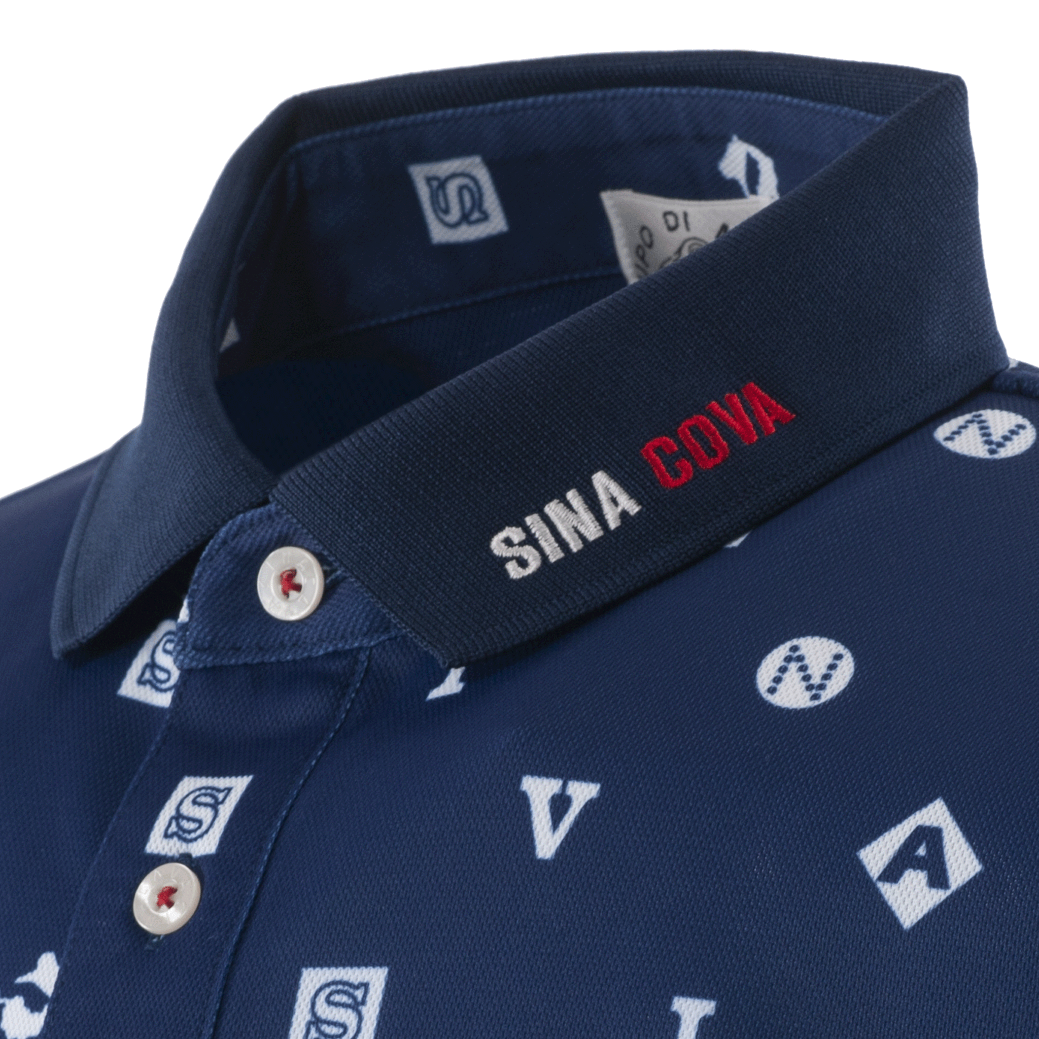 官方 SINA COVA 特大號短袖印花 Polo 衫,功能性材質,運動風,加大碼,23150536