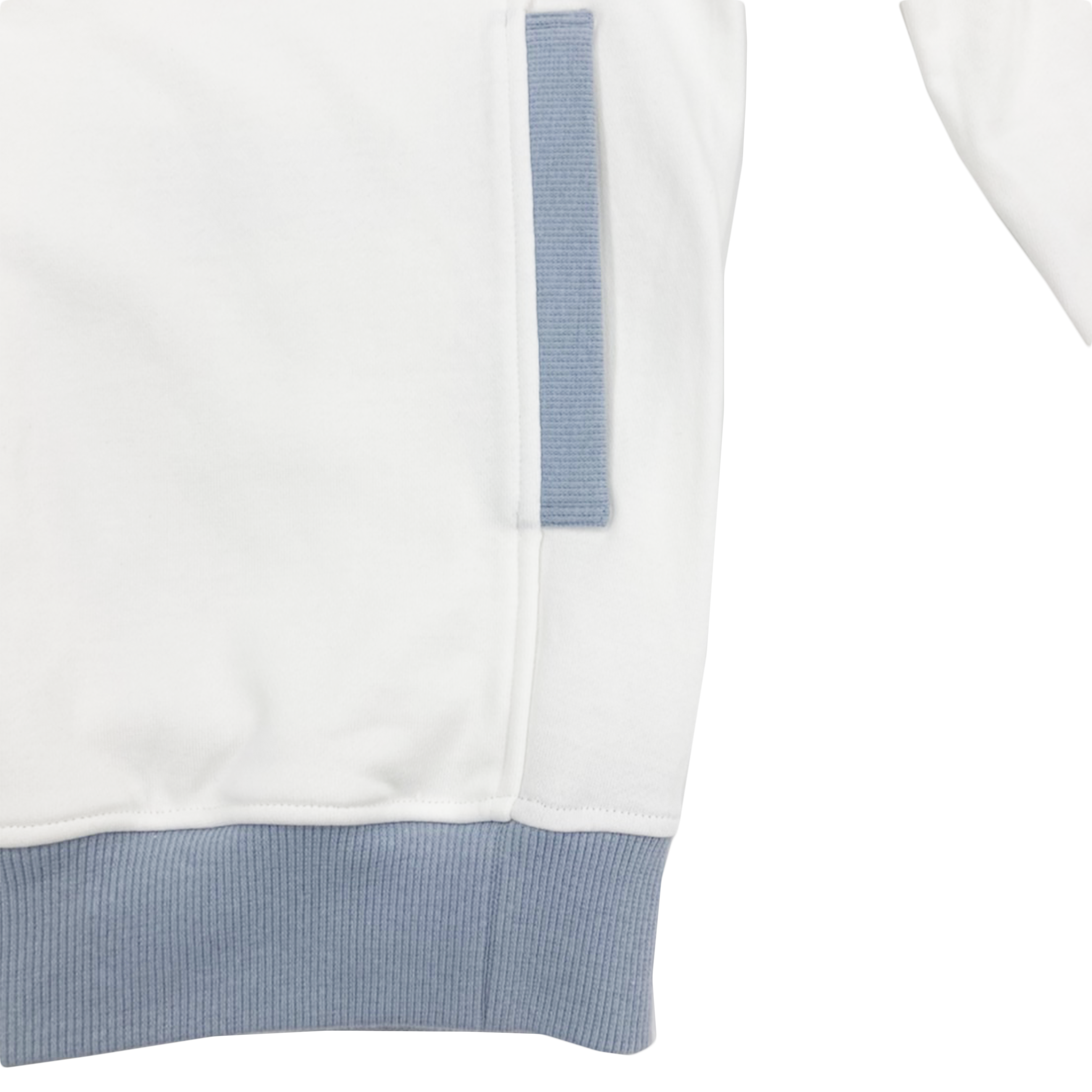 【公式】シナコバ (SINA COVA) キングサイズ ZIPUPパーカー 裏毛 スウェット 大きなサイズ 23123026 オフホワイトのポケット部分